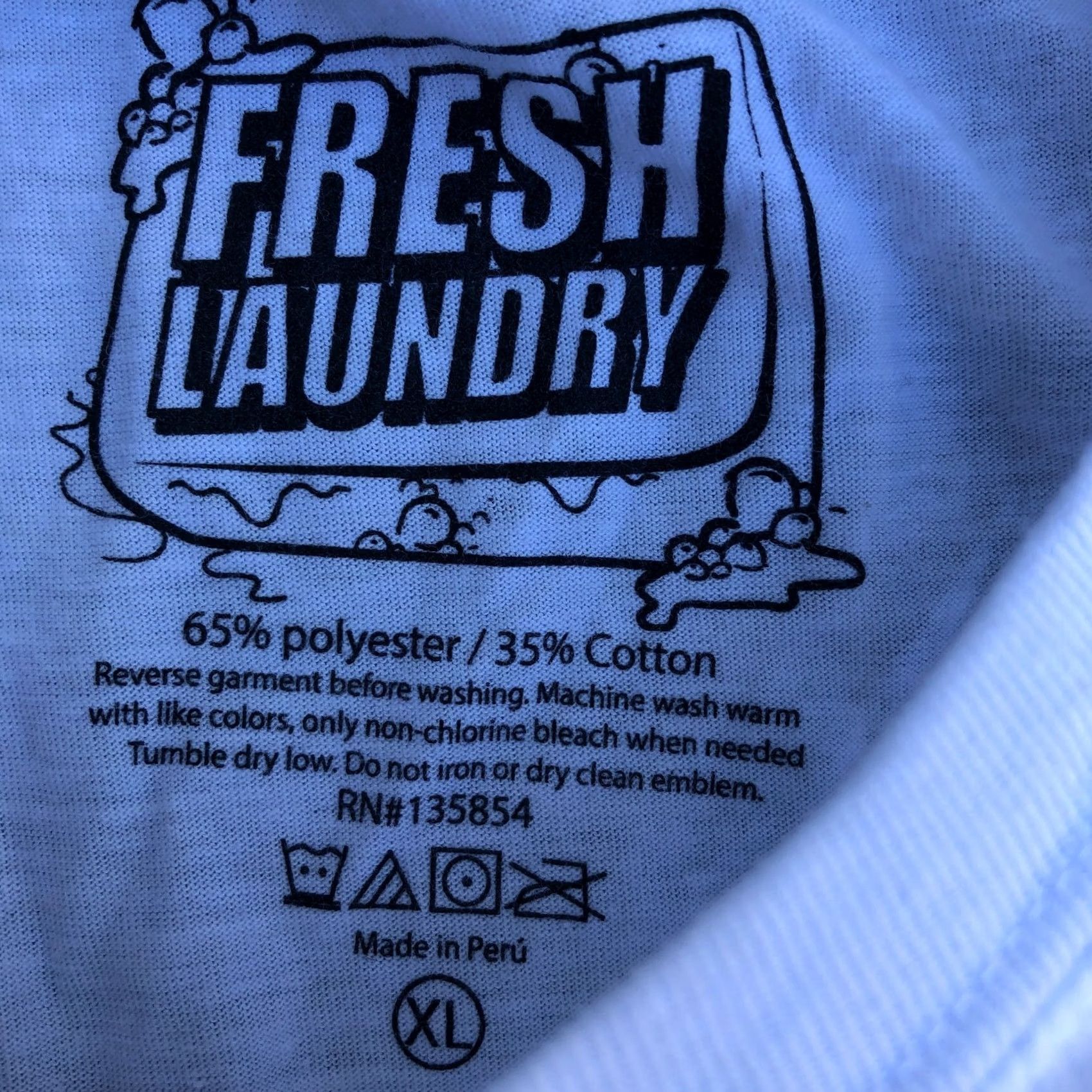 Vintage FRESH LAUNDRY Shirt Tokyo Japan Mount Fuji Fujisan Long Sleeve Crew XL Mens White Size US XL / EU 56 / 4 - 5 Thumbnail