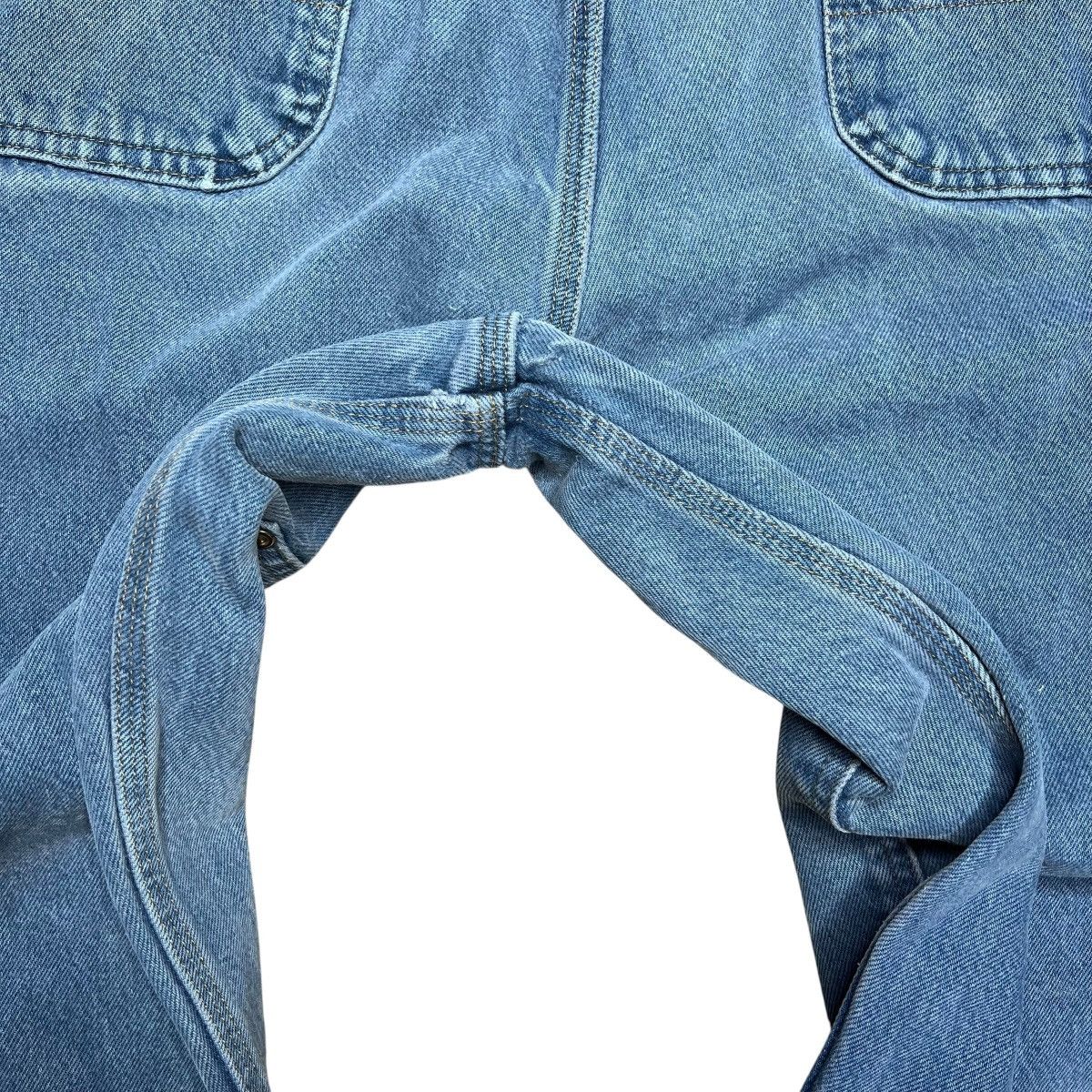 Carhartt 2000s Carhartt Denim Double Knee Carpenter Dungaree Pants Size US 35 - 14 Thumbnail