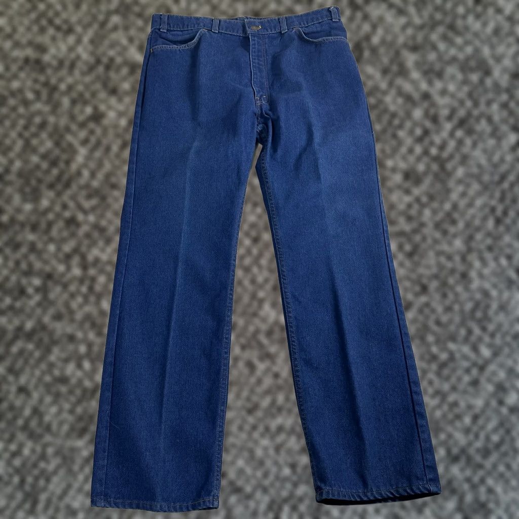 Levi's VINTAGE Levi’s Jean Mens Size 36x31 Blue Orange Tab 80s 1984 Skosh More Room Size US 36 / EU 52 - 1 Thumbnail