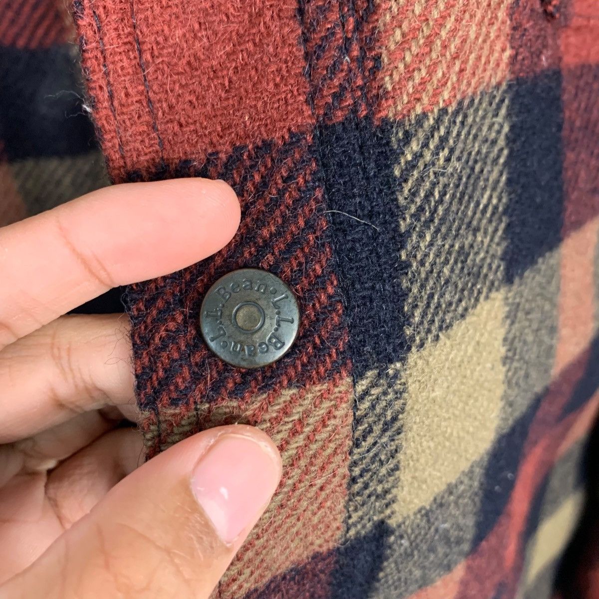 L.L. Bean 90’s L.L. BEAN Tartan Flannel Jacket #2486-C112 Size US M / EU 48-50 / 2 - 14 Thumbnail