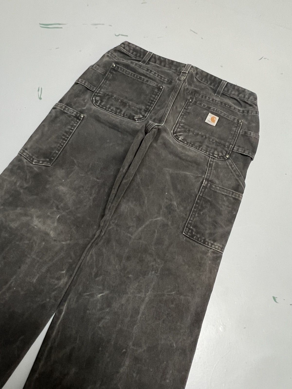 Carhartt Rare vintage carhartt charcoal black double knee Size US 30 / EU 46 - 6 Thumbnail