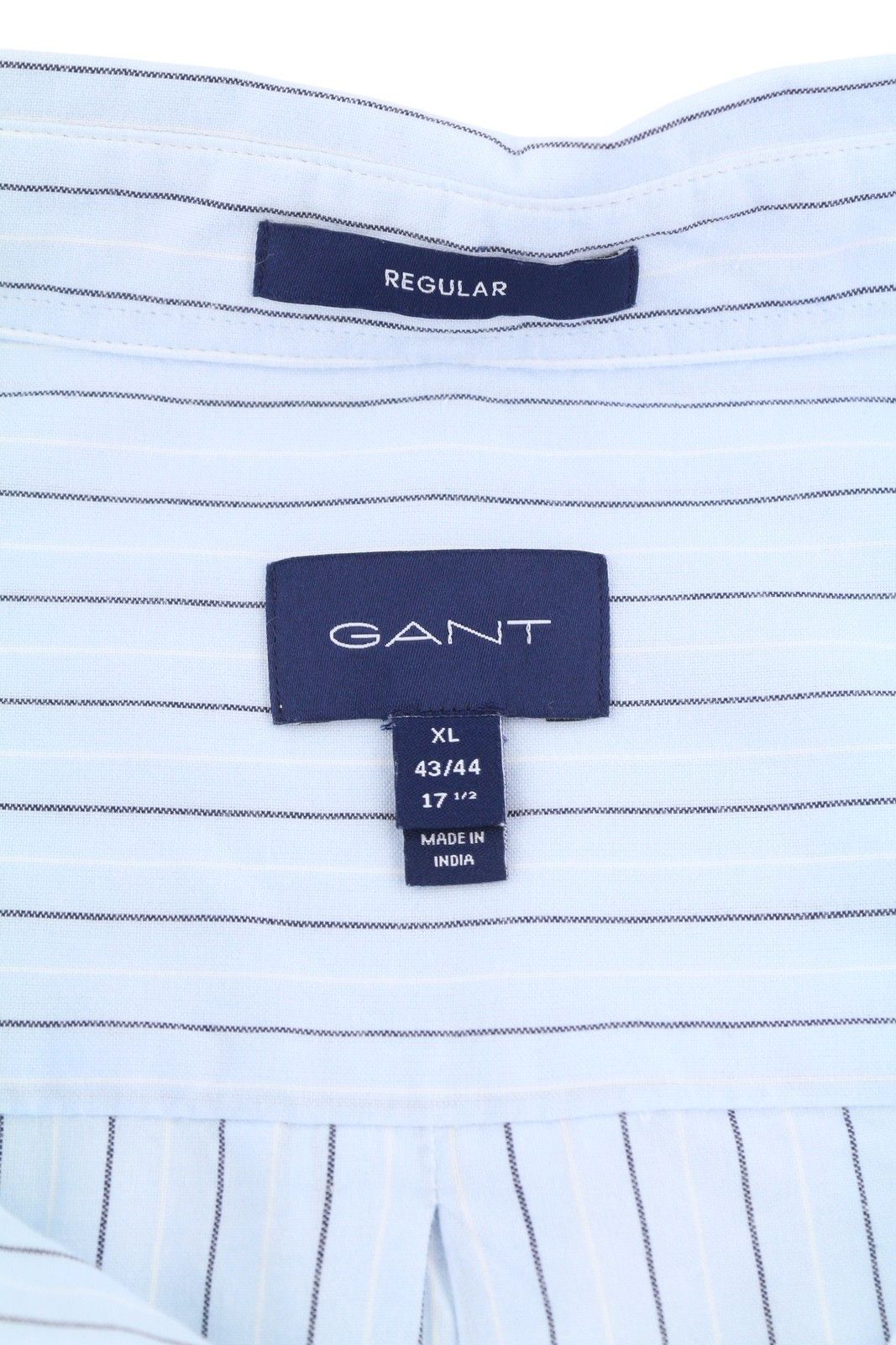 Gant REG OXF STRIPE XL Light Blue Button-Down Shirt 87490 Size US XL / EU 56 / 4 - 11 Thumbnail