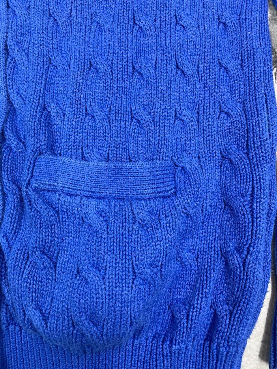 Ralph Lauren Ralph Lauren Sport Women Cotton Cardigan Blue Cable Knit Size M / US 6-8 / IT 42-44 - 5 Thumbnail