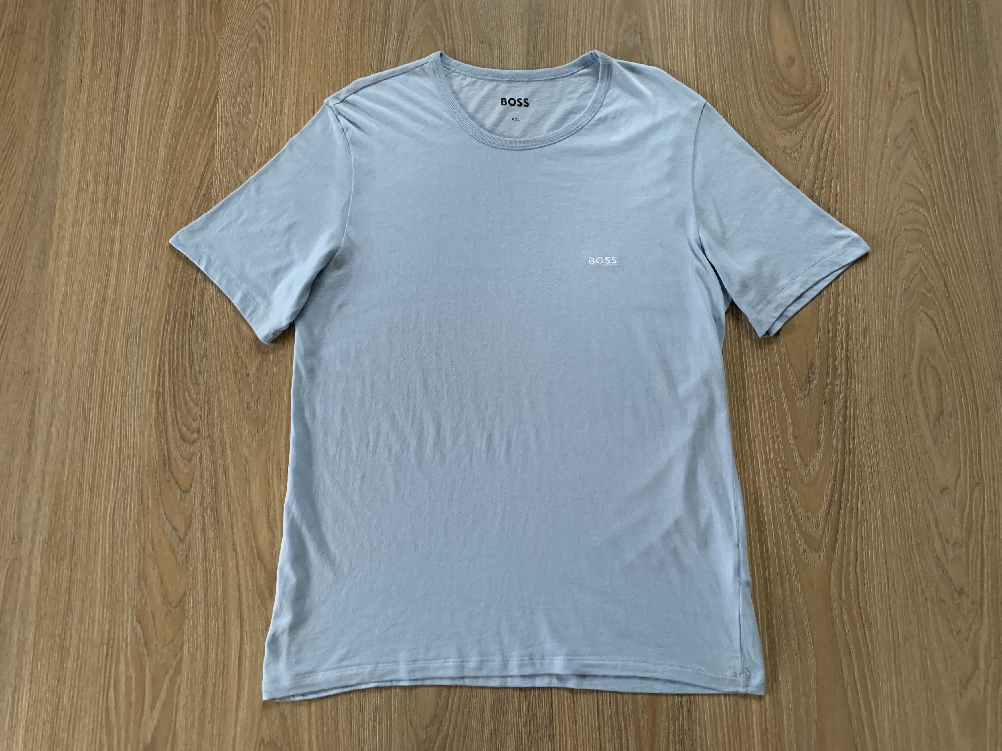 Hugo Boss Hugo Boss Basic Light Blue T Shirt 2024 Size US XXL / EU 58 / 5 - 2 Thumbnail