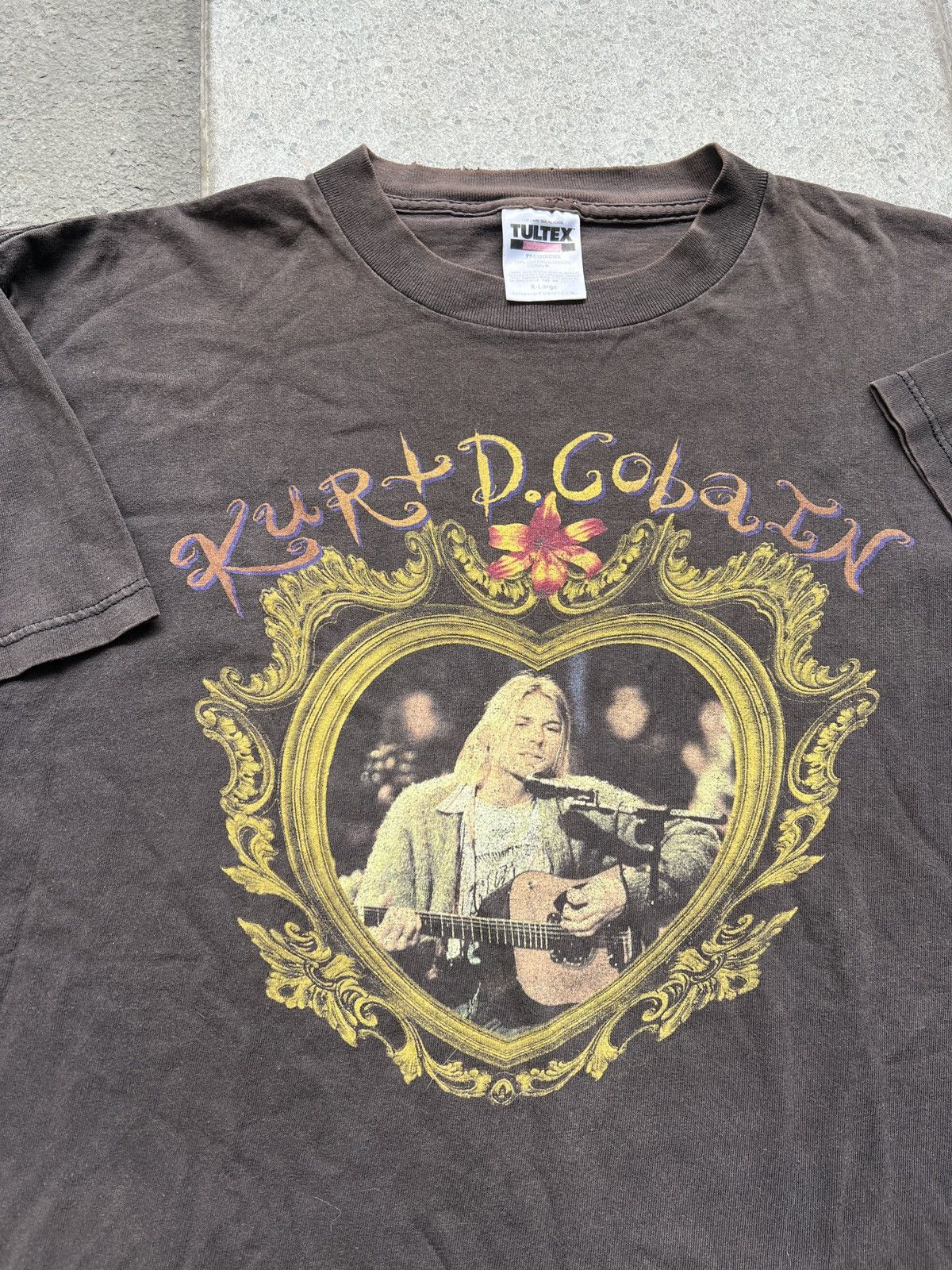 Band Tees × Nirvana × Vintage Vintage Kurt Cobain Nirvana