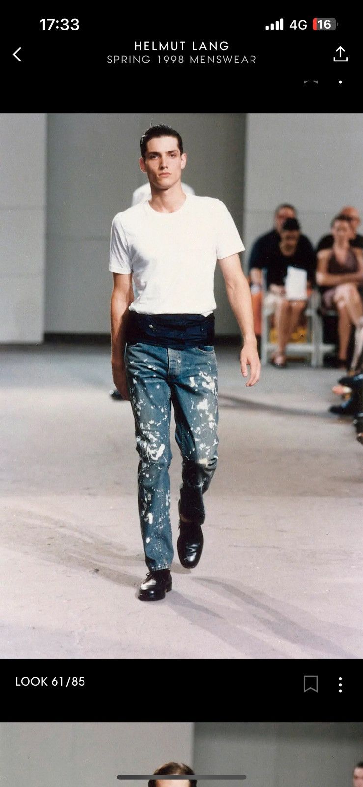 Helmut Lang Helmut Lang re-edition paint splatter jeans Size US 30 / EU 46 - 9 Thumbnail