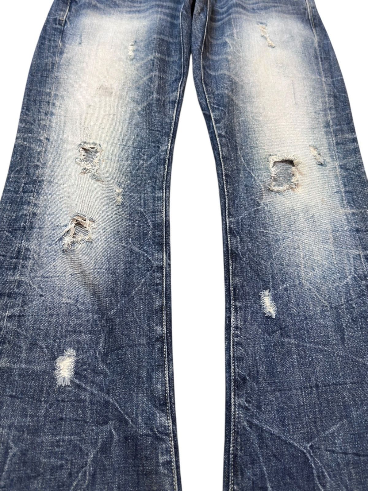 JACKROSE Vintage Jackrose Mudwash Flare Grunge Distressed Denim Size US 30 / EU 46 - 3 Thumbnail