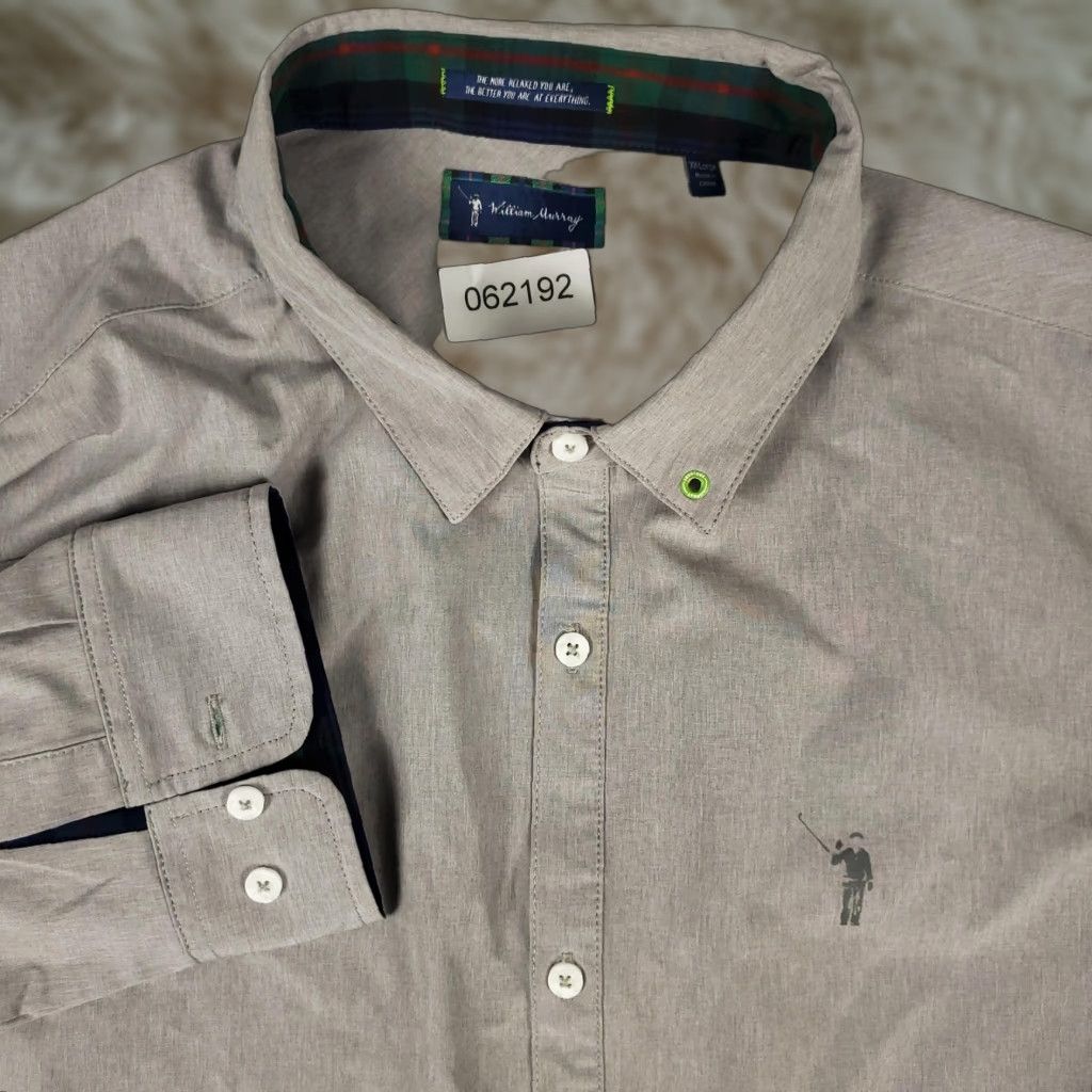 Vintage William Murray Shirt Mens 2XL Long Sleeve Button Up Golf Performance Athletic Size US XXL / EU 58 / 5 - 1 Thumbnail