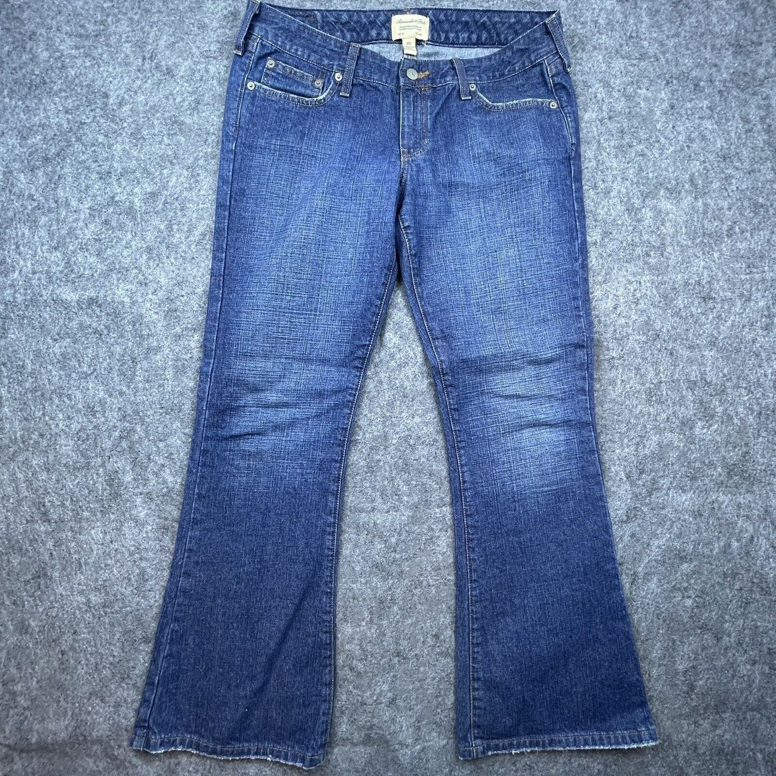 Abercrombie & Fitch Abercrombie & Fitch Jeans Womens 8 Faded Flare Y2K Bootcut Size 30" / US 8 / IT 44 - 1 Thumbnail