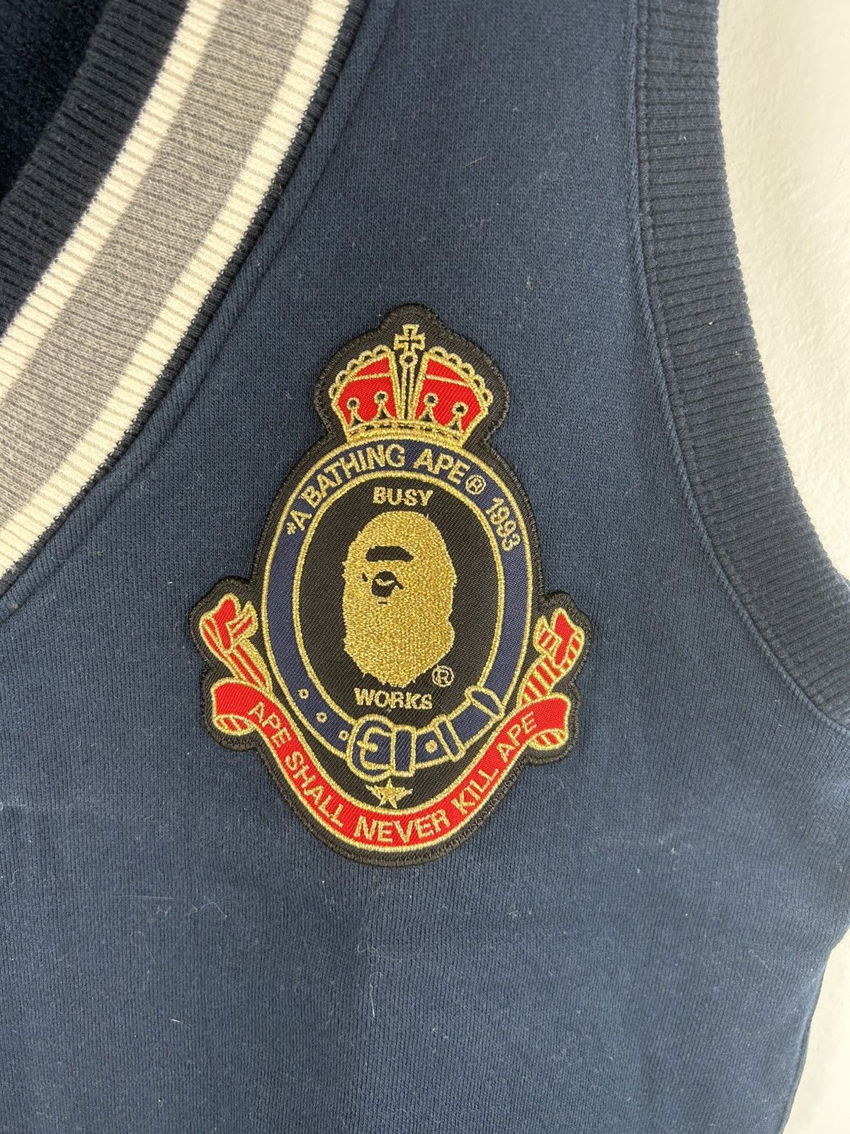 Bape Bape Emblem Vest Size US M / EU 48-50 / 2 - 3 Thumbnail