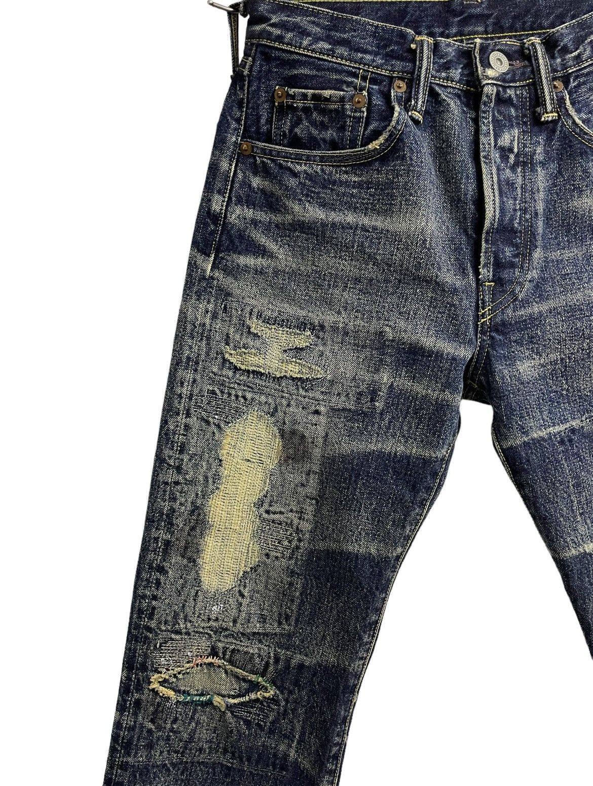 Kapital Kountry Kapital Patchwork Jeans Size 29" - 4 Thumbnail