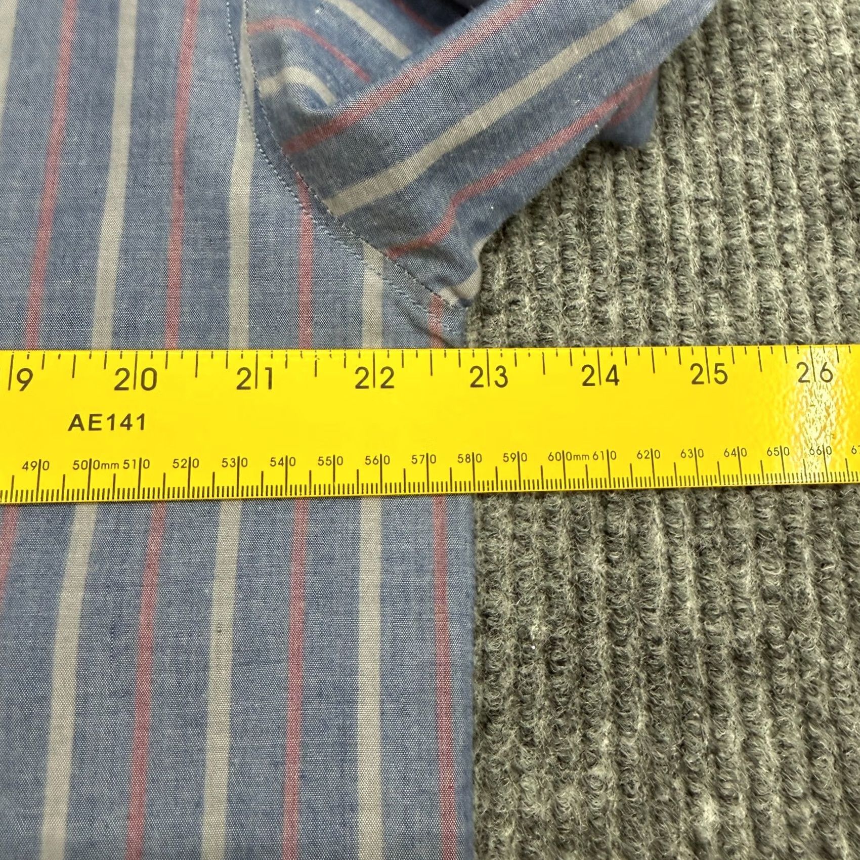 Polo Ralph Lauren VINTAGE Polo Ralph Lauren Shirt Mens Size 20 Button Down Vertical Striped Flesh Pony Size US XXL / EU 58 / 5 - 5 Thumbnail