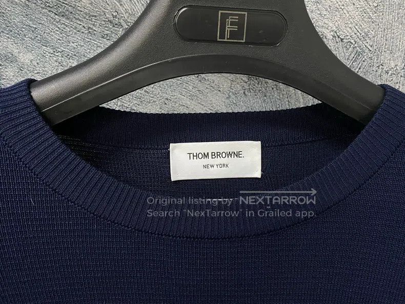 Thom Browne Thom Browne Round Neck Crewneck Sweater Size US XS / EU 42 / 0 - 3 Thumbnail