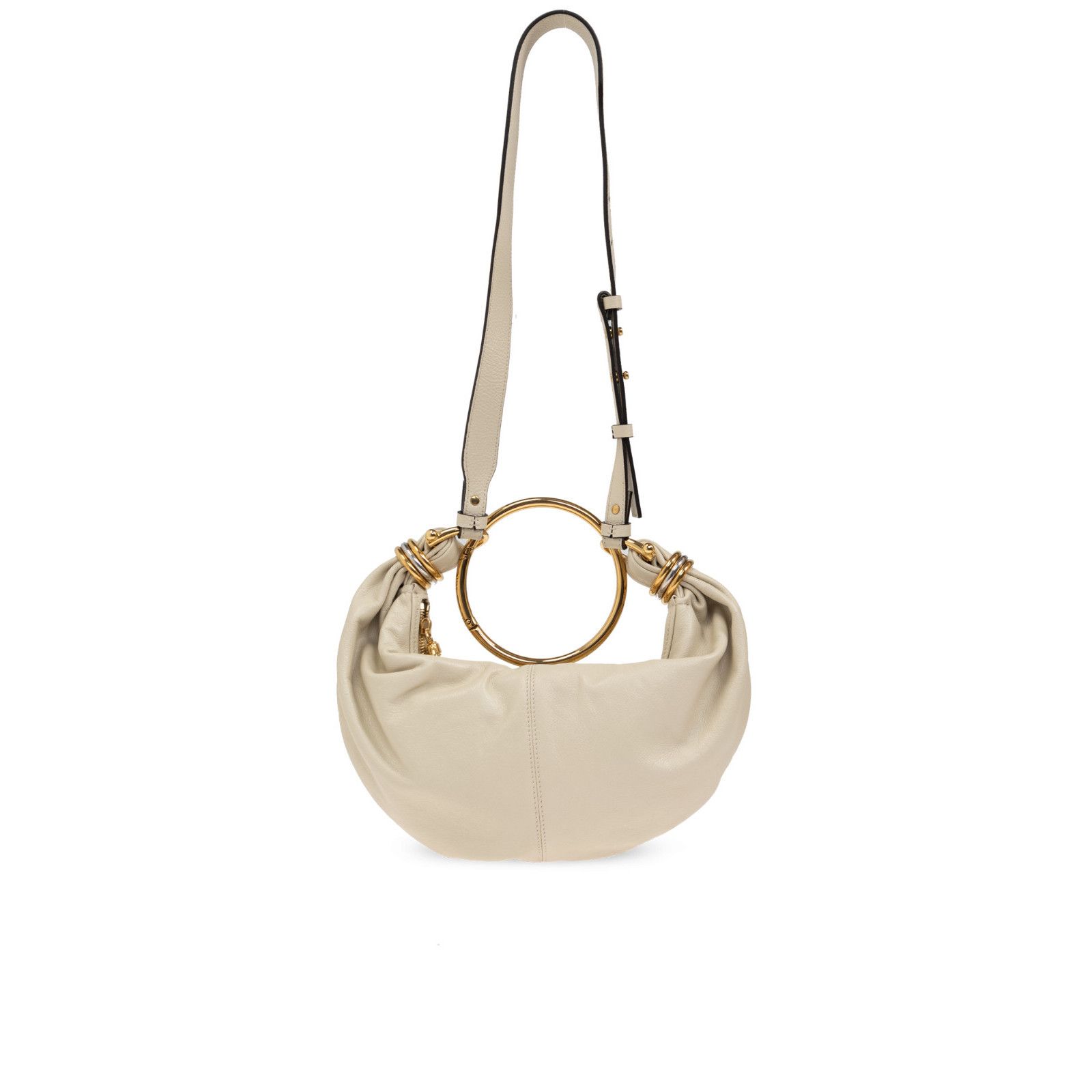 Chloe Chloe Small Bracelet Vegetal Beige Grained Leather Shoulder Size ONE SIZE - 2 Thumbnail