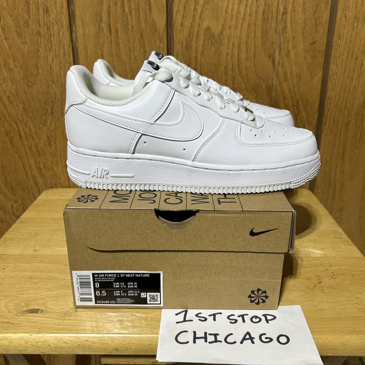 Nike Nike Air Force 1 Low Next Nature White DC9486-101 Size 8 NEW Size US 8 / IT 38 - 1 Thumbnail
