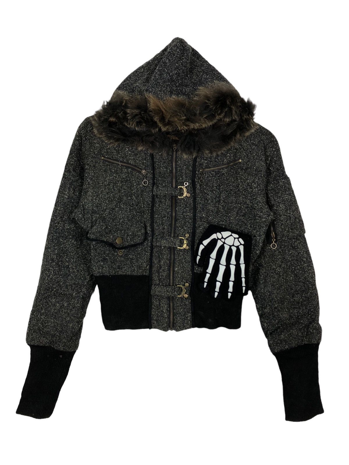 Hysteric Glamour 🔥90’s Cropped Biker Jacket Bondage Design Japan Made Size US S / EU 44-46 / 1 - 1 Thumbnail