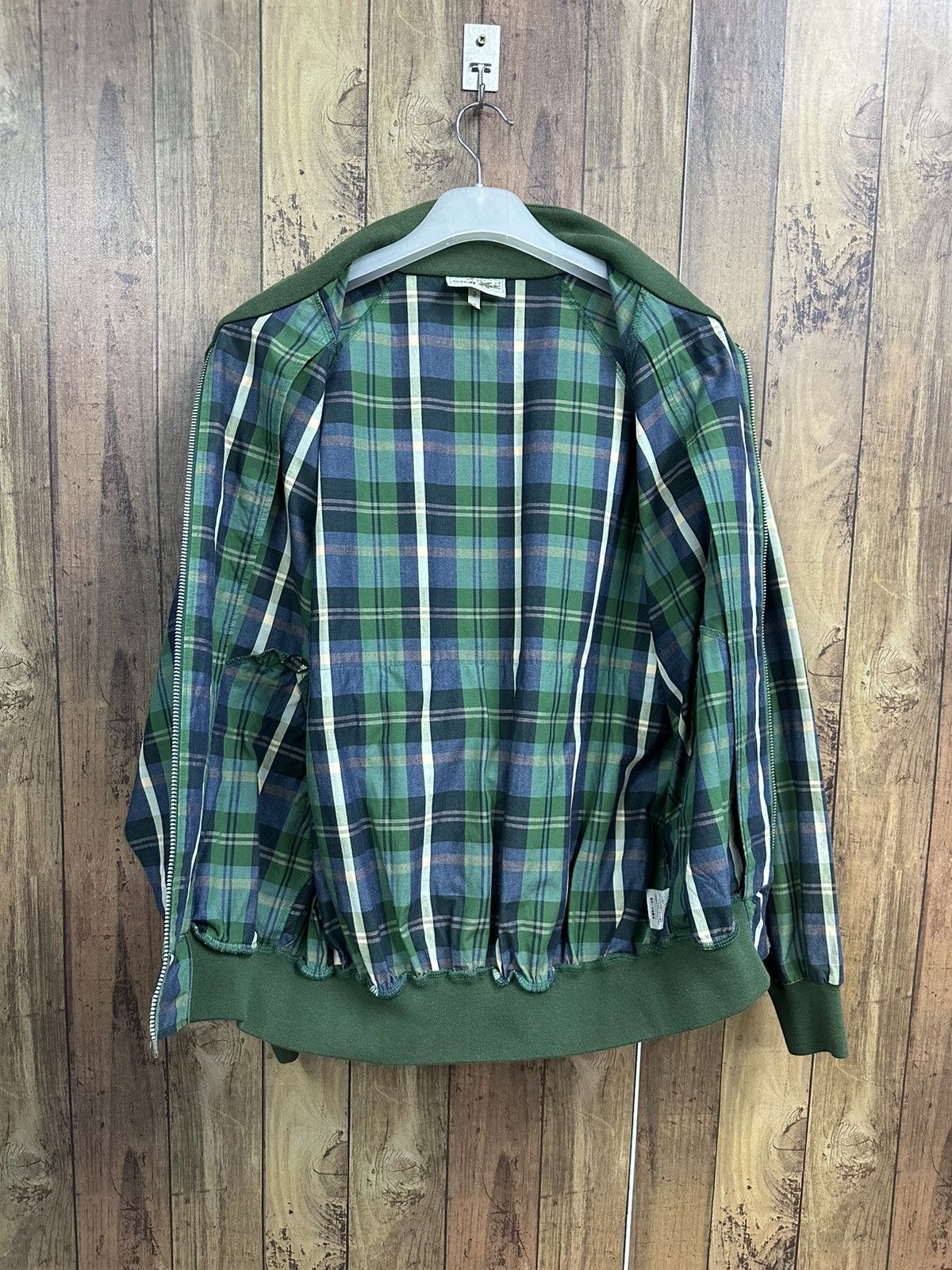 Lacoste × Vintage Vintage Lacoste Green Faded Zipper Sweater Z15 Size US M / EU 48-50 / 2 - 4 Thumbnail