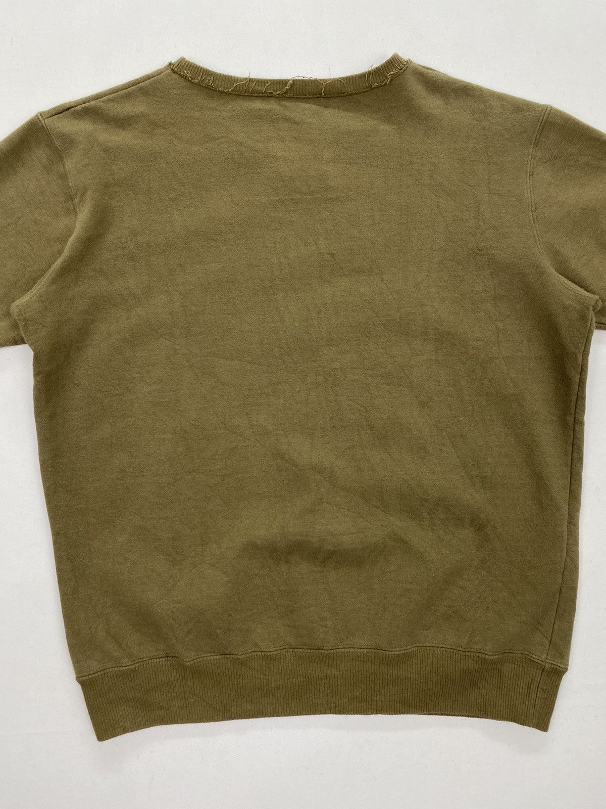 A.P.C. A.P.C. Distressed Cropped Sweatshirt Size US XXS / EU 40 - 4 Thumbnail