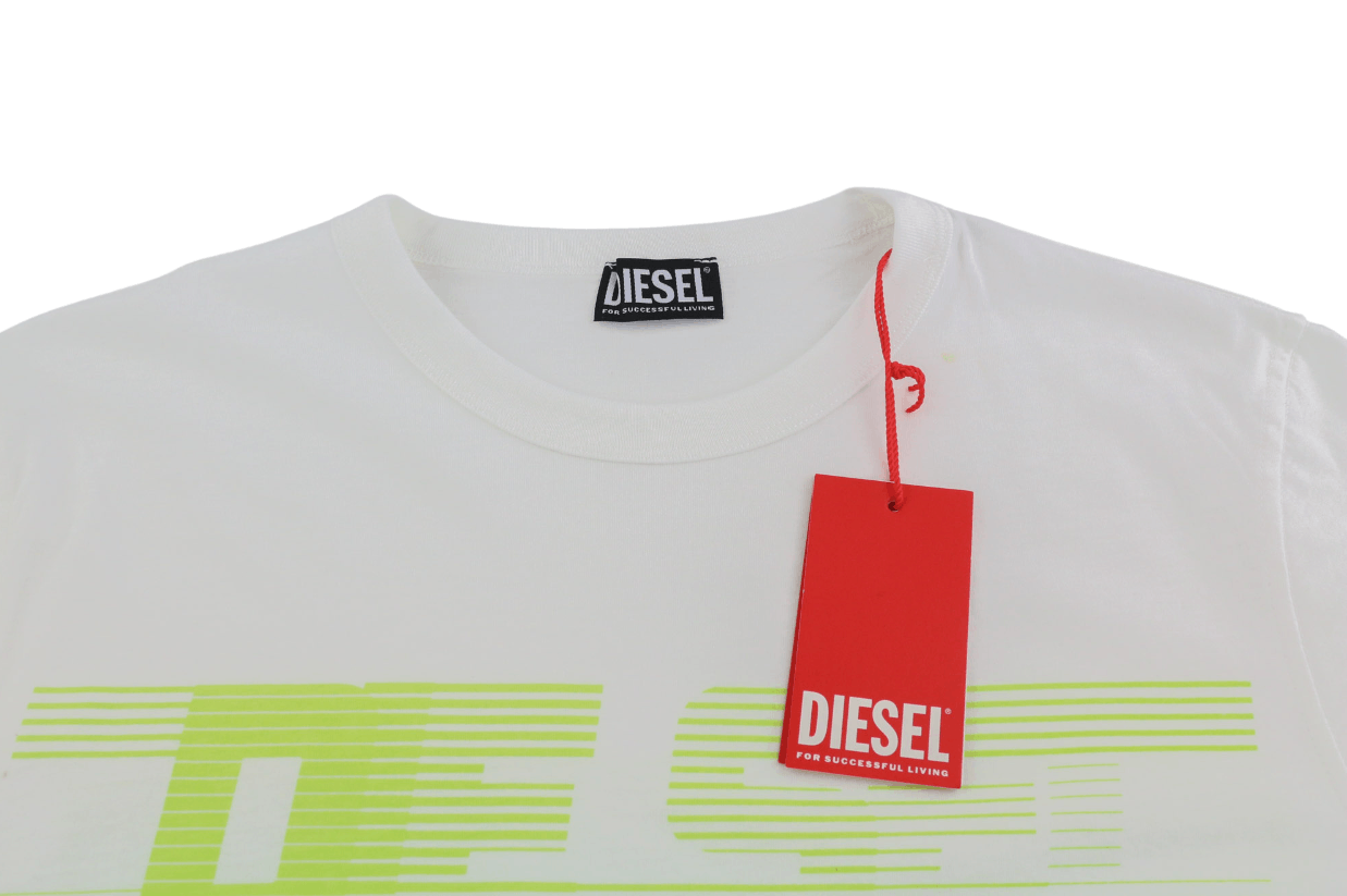 Diesel T-JUST-E19 L Short Sleeve Logo Light Tee 40250 Size US L / EU 52-54 / 3 - 4 Thumbnail