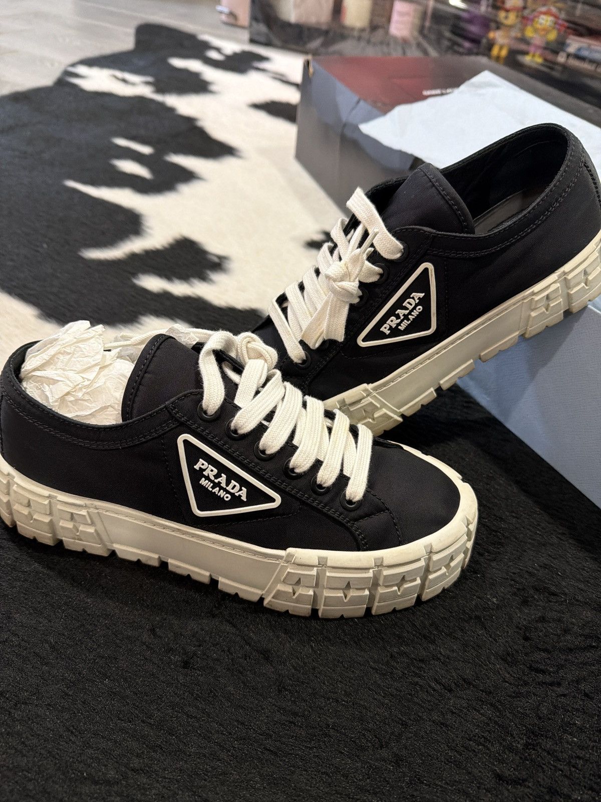Prada Prada platform nylon sneakers Size US 9.5 / IT 39.5 - 11 Thumbnail