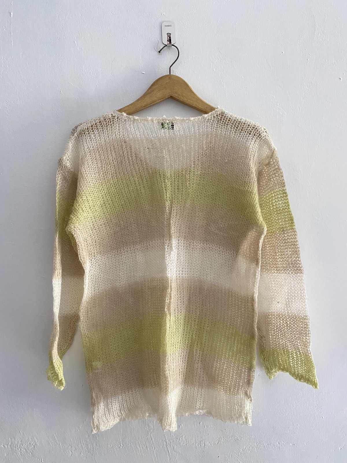 Hysteric Glamour × Japanese Brand Japanese evehouse mohair striped avant garde Size US L / EU 52-54 / 3 - 2 Thumbnail