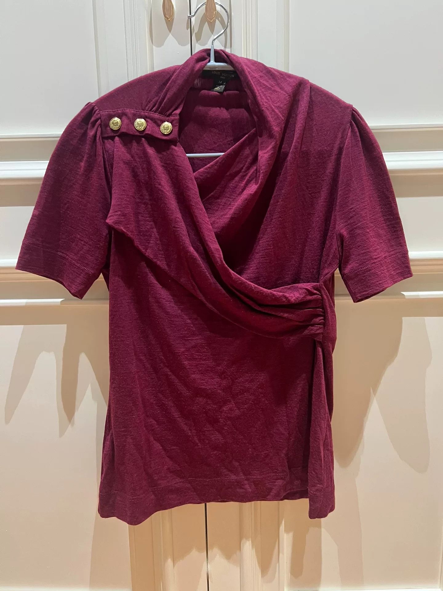Louis Vuitton Louis Vuitton Women's Wool Short-Sleeve T-Shirt Size M / US 6-8 / IT 42-44 - 1 Thumbnail