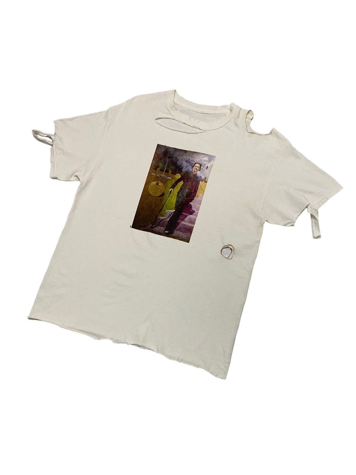 If Six Was Nine Crazy Thrash Tee Shirt Distressed Photoprint Potrait Size US M / EU 48-50 / 2 - 3 Thumbnail