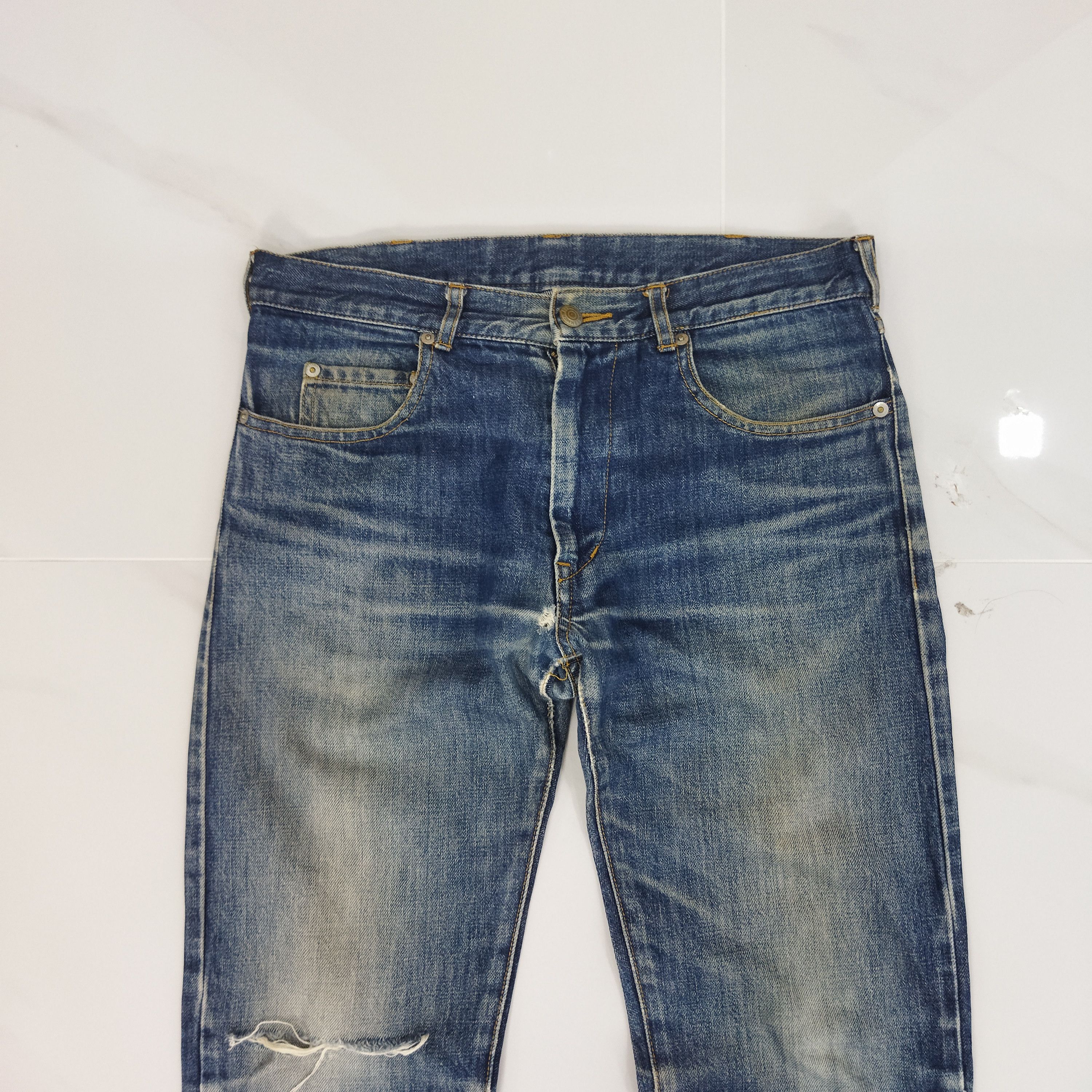Other VINTAGE HAMNETT DISTRESSED BLUE JEANS PANTS Size US 30 / EU 46 - 2 Thumbnail