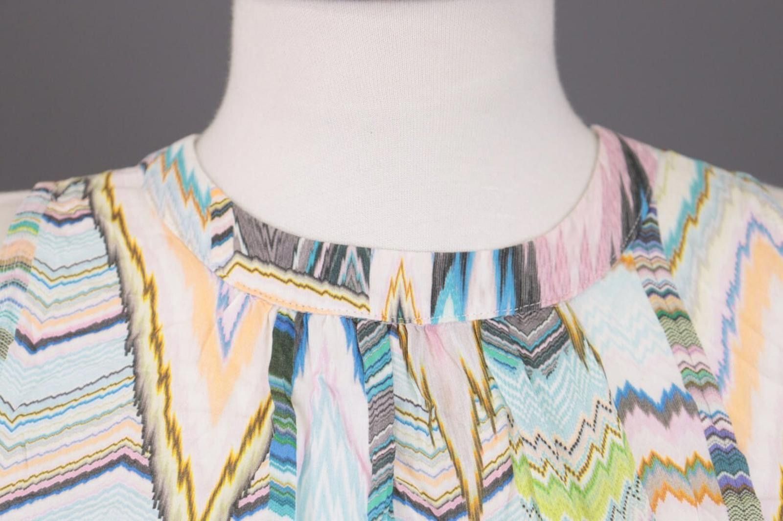Designer Emily Van Den Bergh Multicolor Tank Top Shirt Size 38 / M Size M / US 6-8 / IT 42-44 - 4 Thumbnail