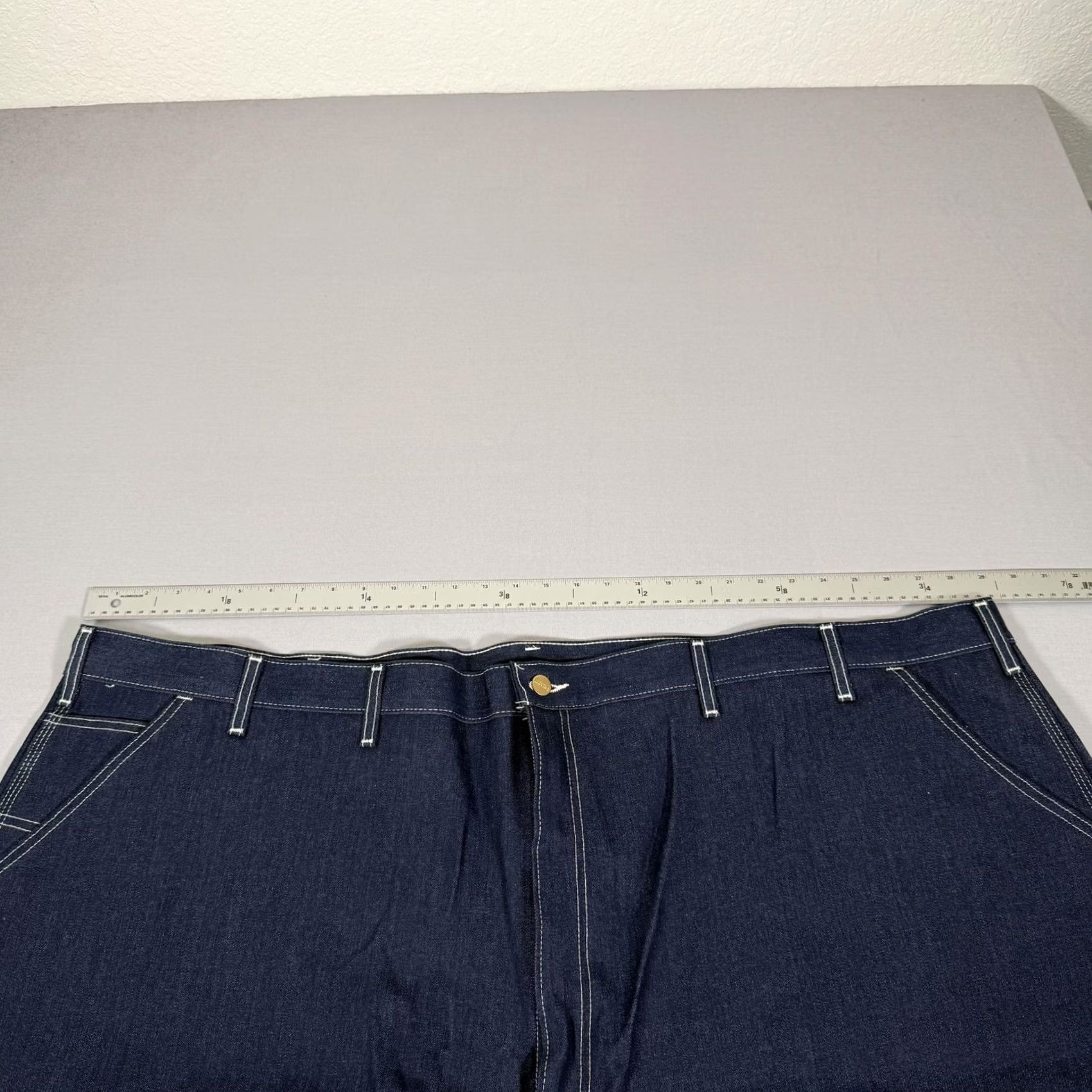 Carhartt Carhartt Jeans Mens 58x32 Blue Relaxed Straight Denim Pants USA B03 DNM Size US 42 / EU 58 - 6 Thumbnail