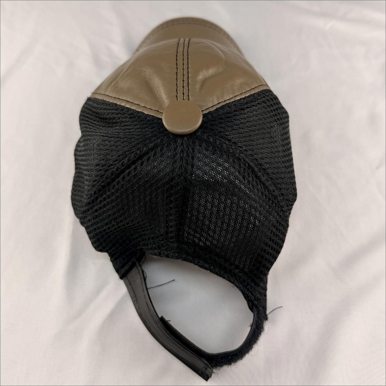 Other Genuine Leather & Mesh Trucker Cap - Premium Brown - NWOT Size ONE SIZE - 5 Thumbnail