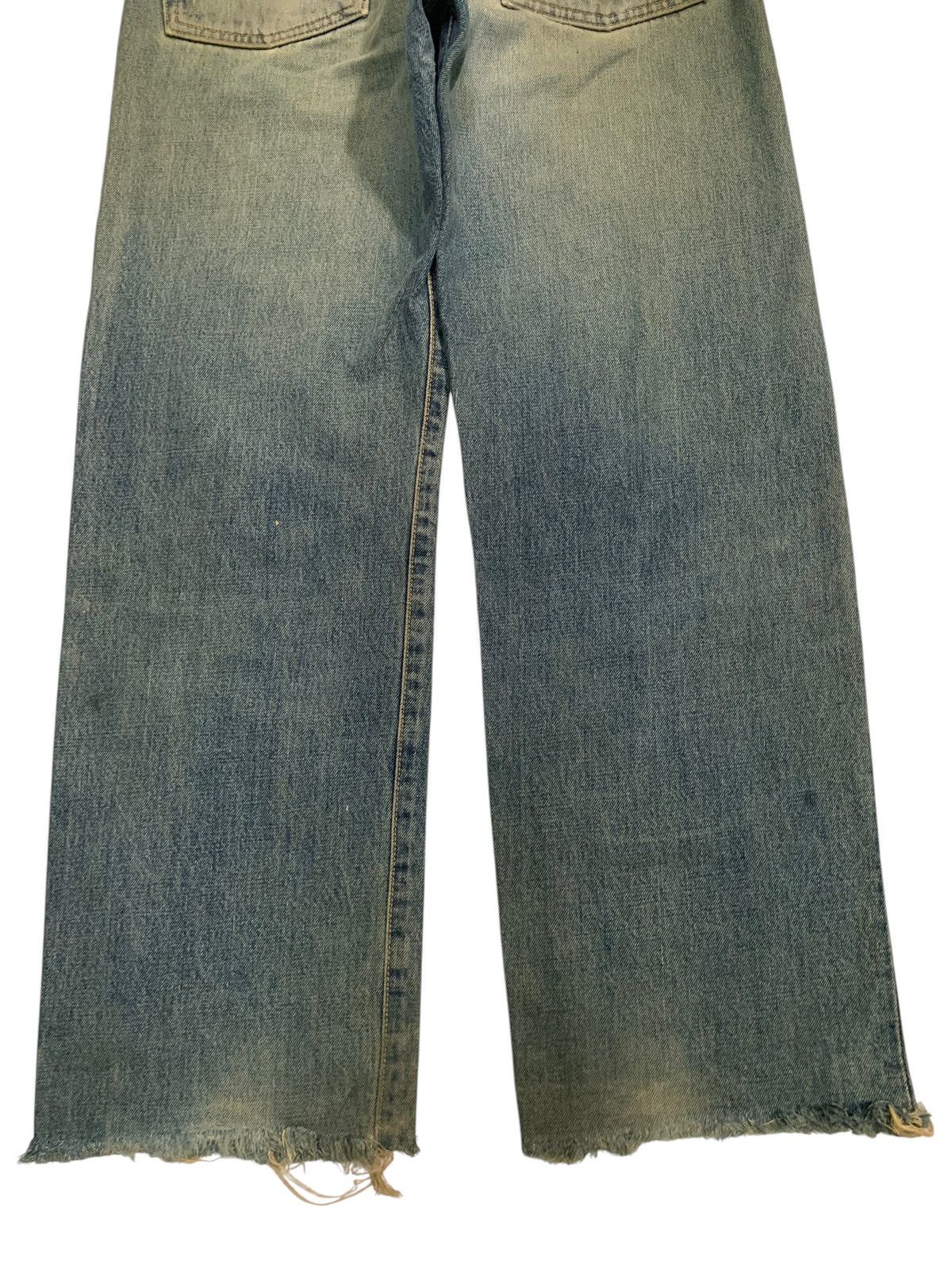 Kapital VINTAGE EDWIN 505X SELVEDGE BAGGY RUSTY DISTRESSED DENIM Size US 29 - 9 Thumbnail