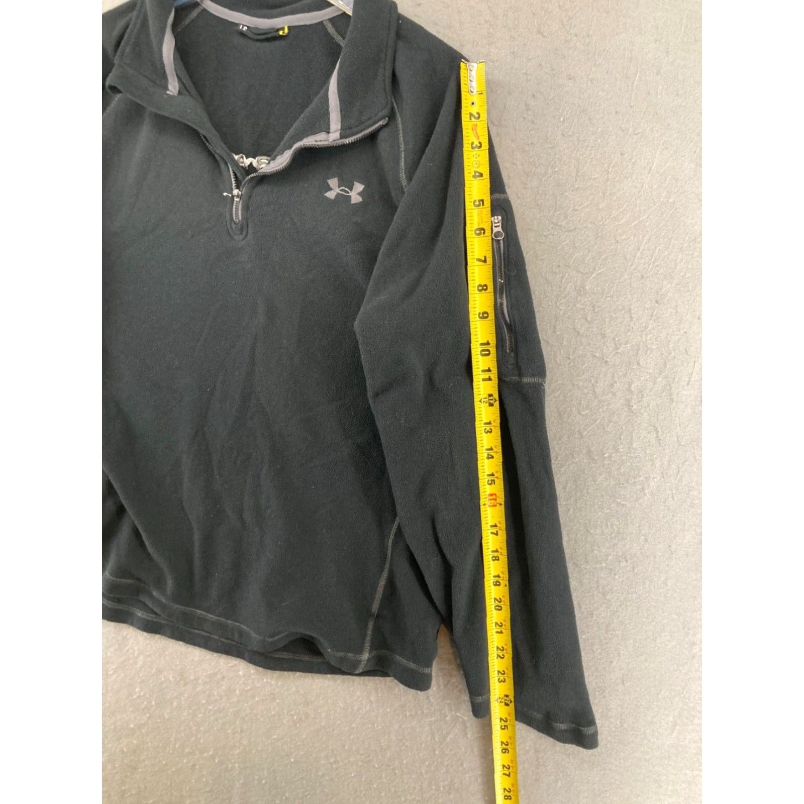 Under Armour Under Armour Mens Pullover L Black Fleece 1/4 Zip Sweatshirt Outdoor Size US L / EU 52-54 / 3 - 4 Thumbnail
