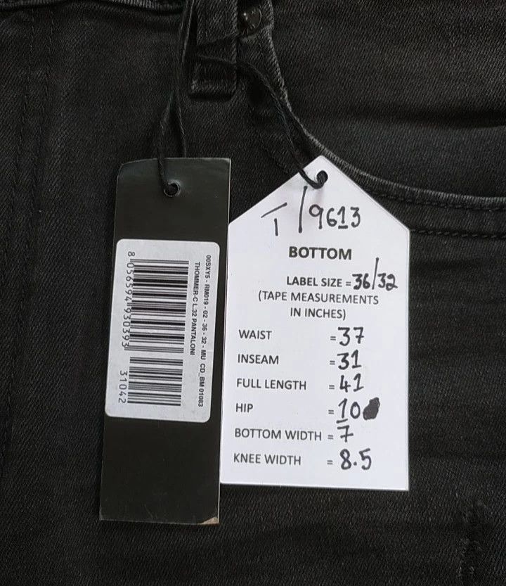 Diesel Diesel THOMMER-C L.32 MENS JEANS T/9613 Size US 36 / EU 52 - 6 Thumbnail
