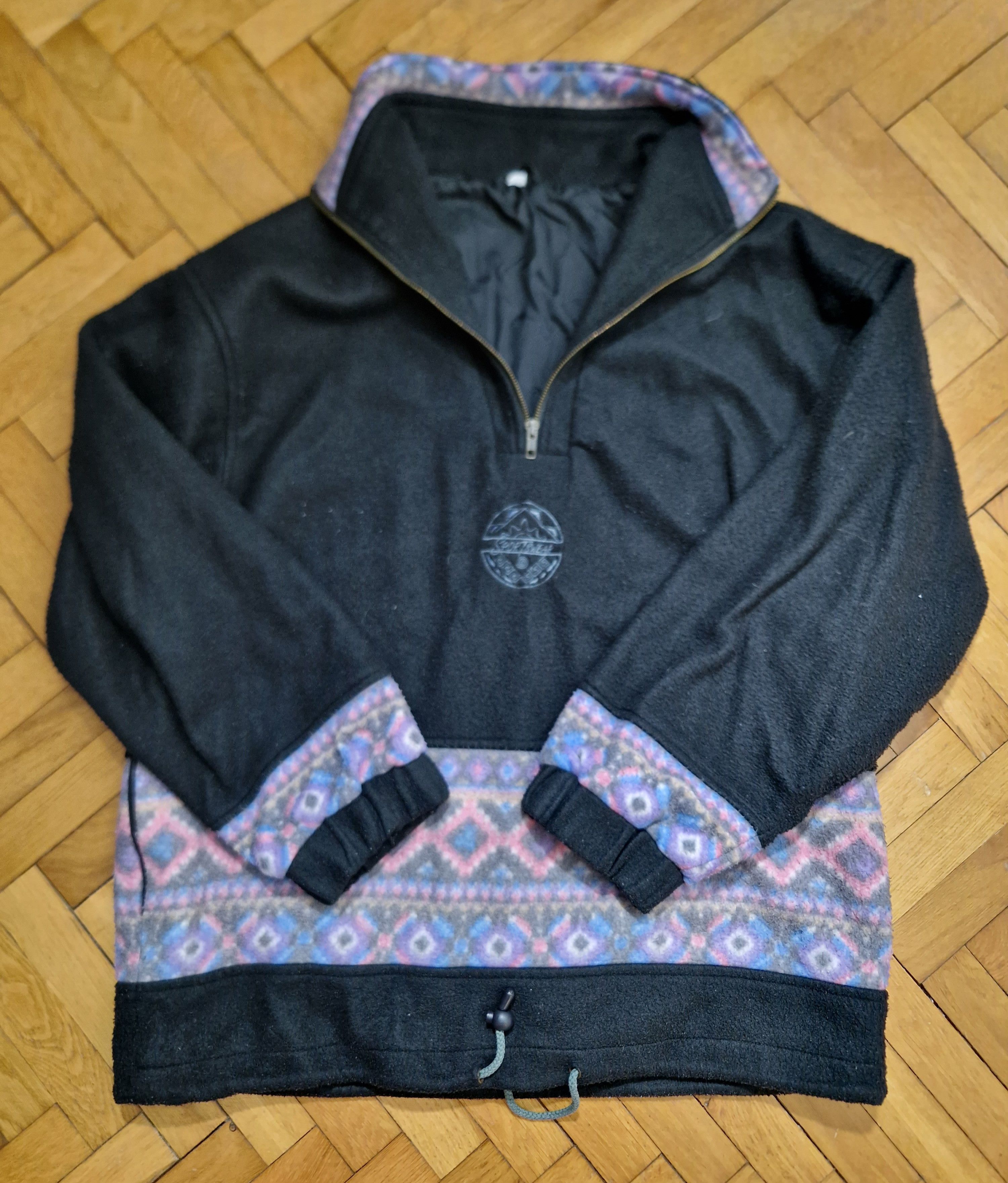 Vintage vintage fleece halfzip sweatshirt Size US XL / EU 56 / 4 - 3 Thumbnail