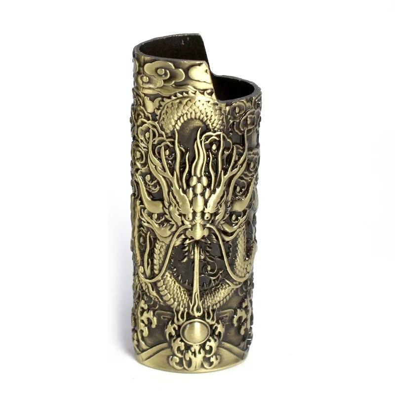 Other Metal Dragon Relief J6 Lighter Case Size ONE SIZE - 1 Thumbnail