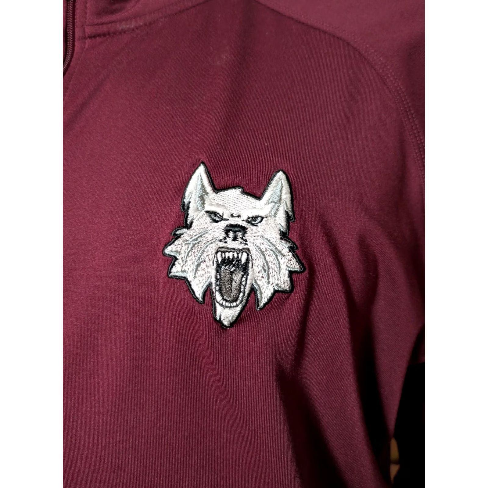 Holloway Alaska Airlines Long Sleeve Pullover Shirt XL Wolf Logo Pullover Sweatshirt Mens Red Logo 90s Style Size US L / EU 52-54 / 3 - 2 Thumbnail