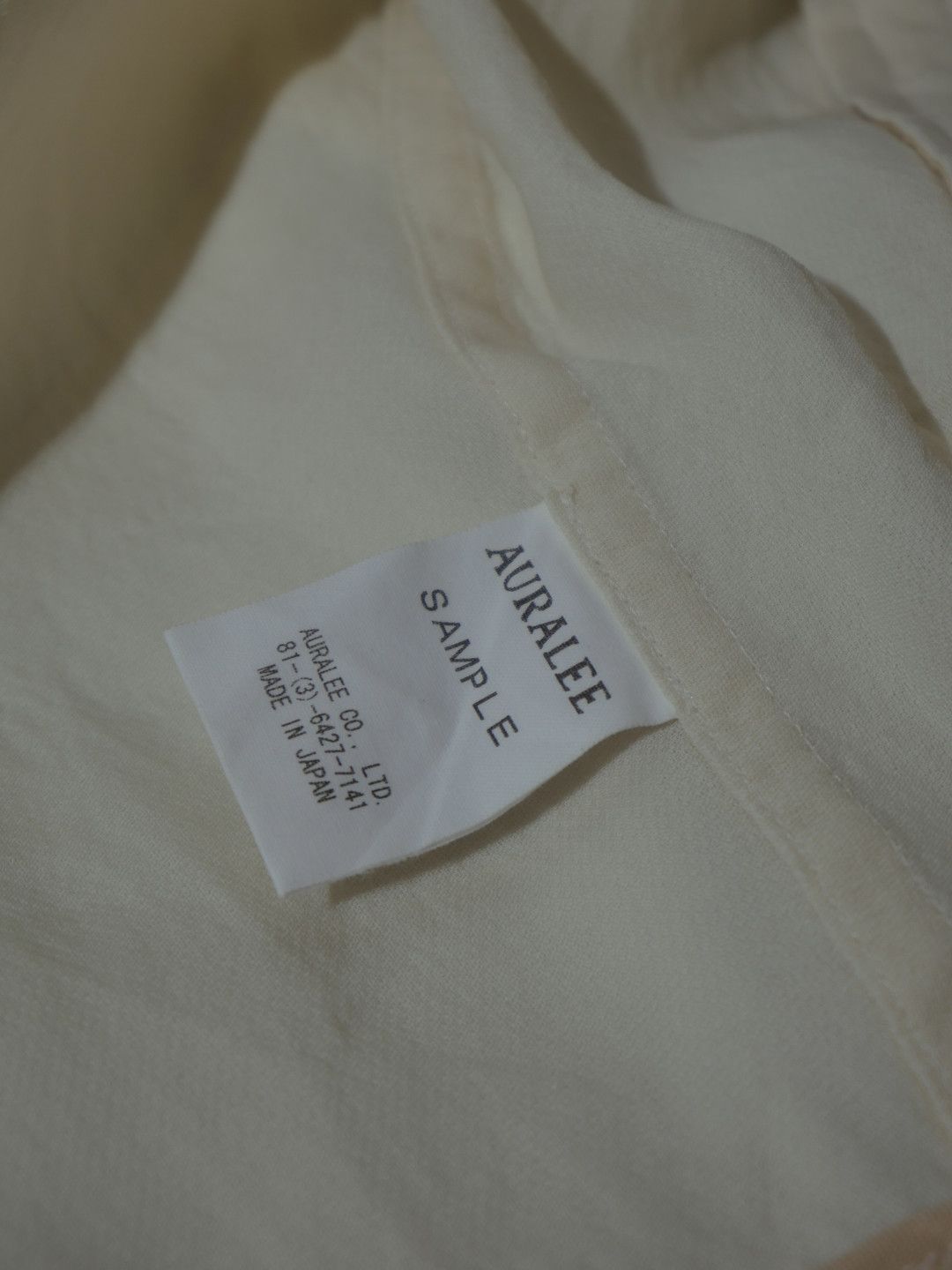 Auralee SS20 Muslin Silk Bomber Jacket Sample Size US L / EU 52-54 / 3 - 11 Thumbnail