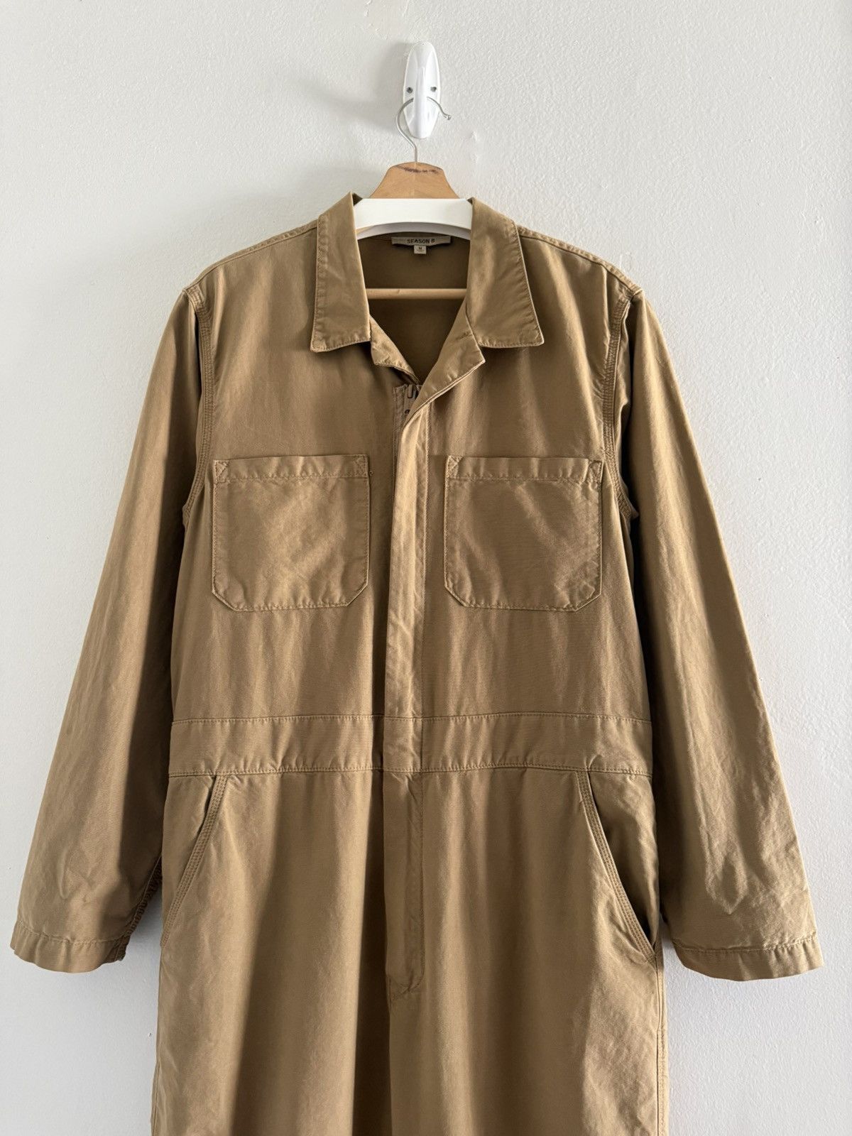 Kanye West Yeezy Season 6 Workwear Canvas Jumpsuit Shirt/Pants Brown Size US M / EU 48-50 / 2 - 10 Thumbnail