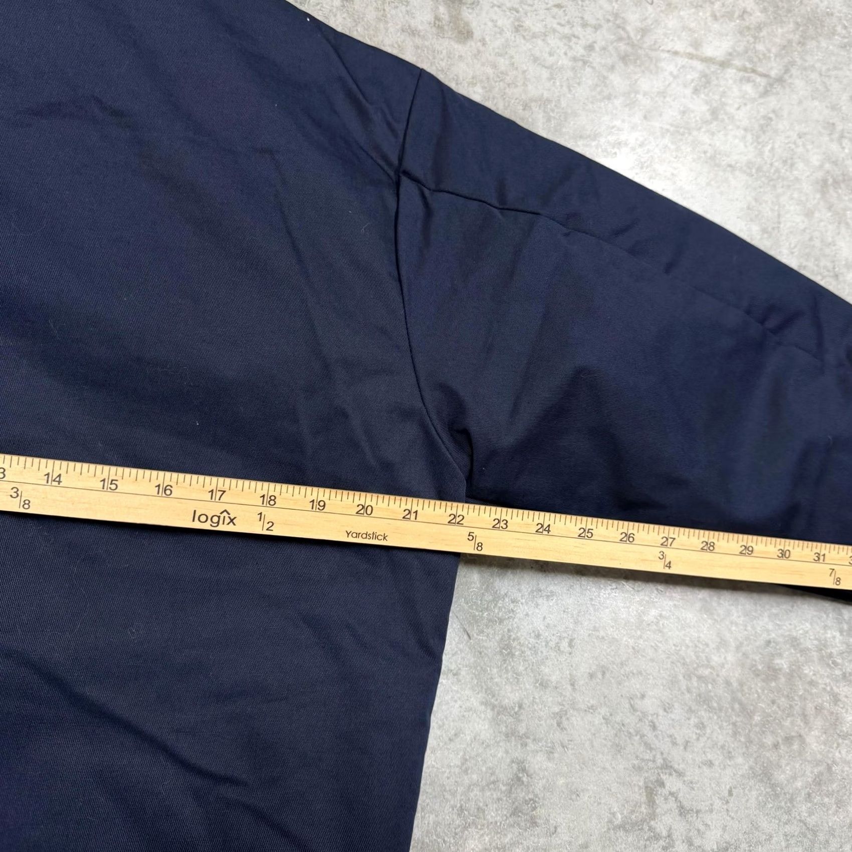 Vintage Work Jacket Mens S Blue Insulated Quilted Lined Waterproof Windbreaker MJ22 Jacket/Casual Workwear Size US S / EU 44-46 / 1 - 6 Thumbnail