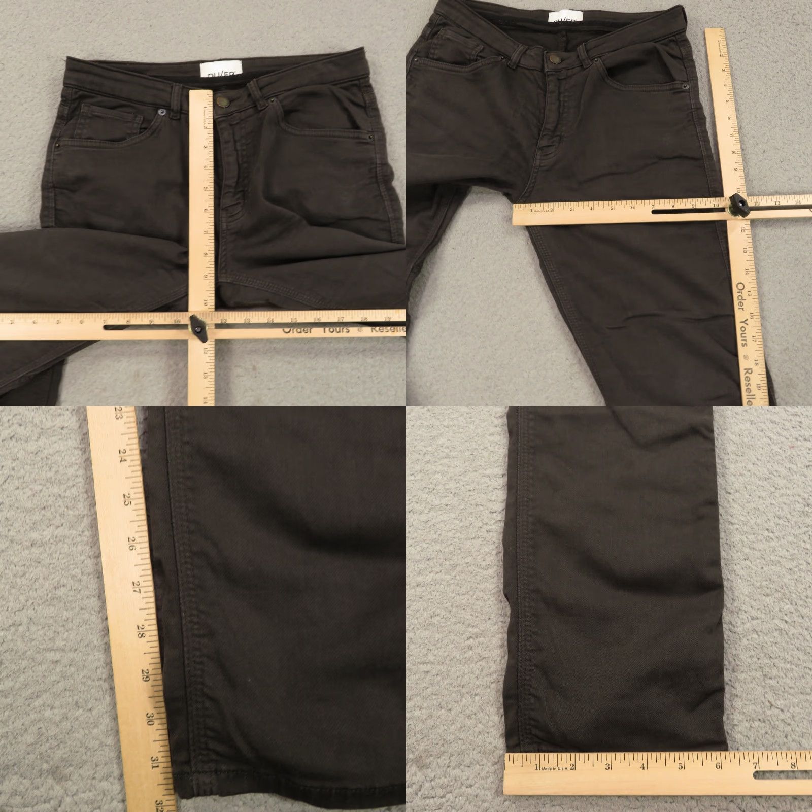 Vintage DU/ER Pants Womens Slim Straight 28x32 Travel Casual Workwear Size 28" / US 6 / IT 42 - 9 Thumbnail