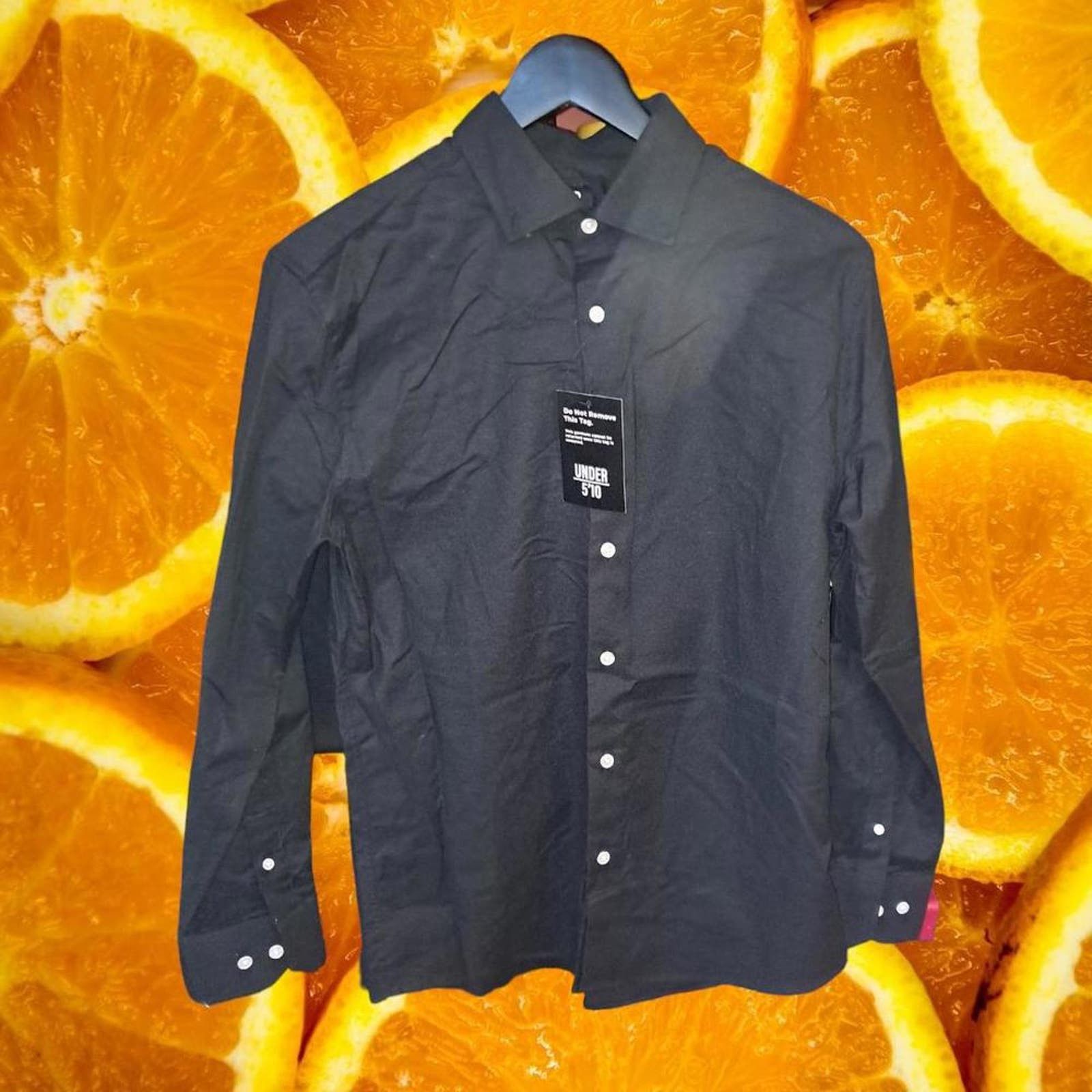 Other Under 5'10" (U-510) Stretch Oxford Black Button Dwn Small Size US S / EU 44-46 / 1 - 1 Thumbnail