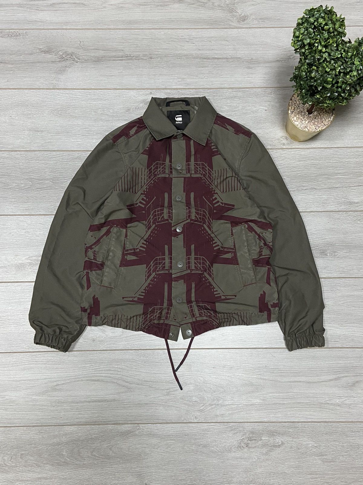 G-Star G star raw stairs avant-garde over print coach jacket Size US S / EU 44-46 / 1 - 1 Thumbnail