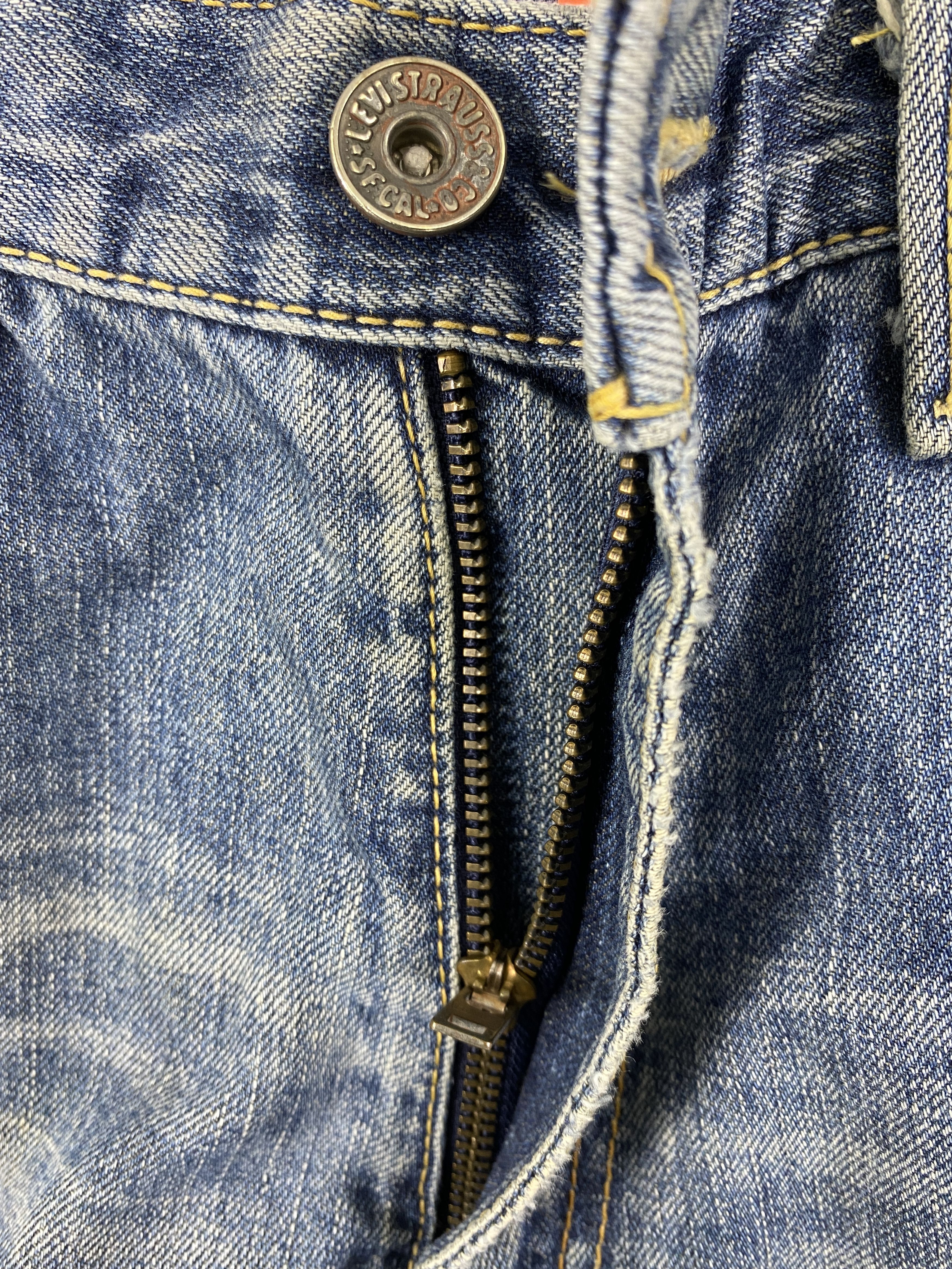 Levi's Faded Blue Vintage Levi's 503 Jeans 33x35.5 Denim -JN2018 Size US 33 - 6 Thumbnail
