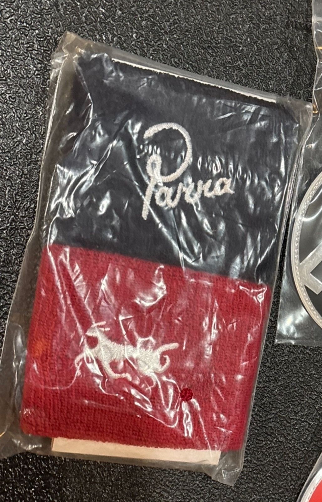 By Parra Parra 2 Pack Sweat Wrist Band Tennis Pro Set - Red/Blue Size ONE SIZE - 2 Thumbnail