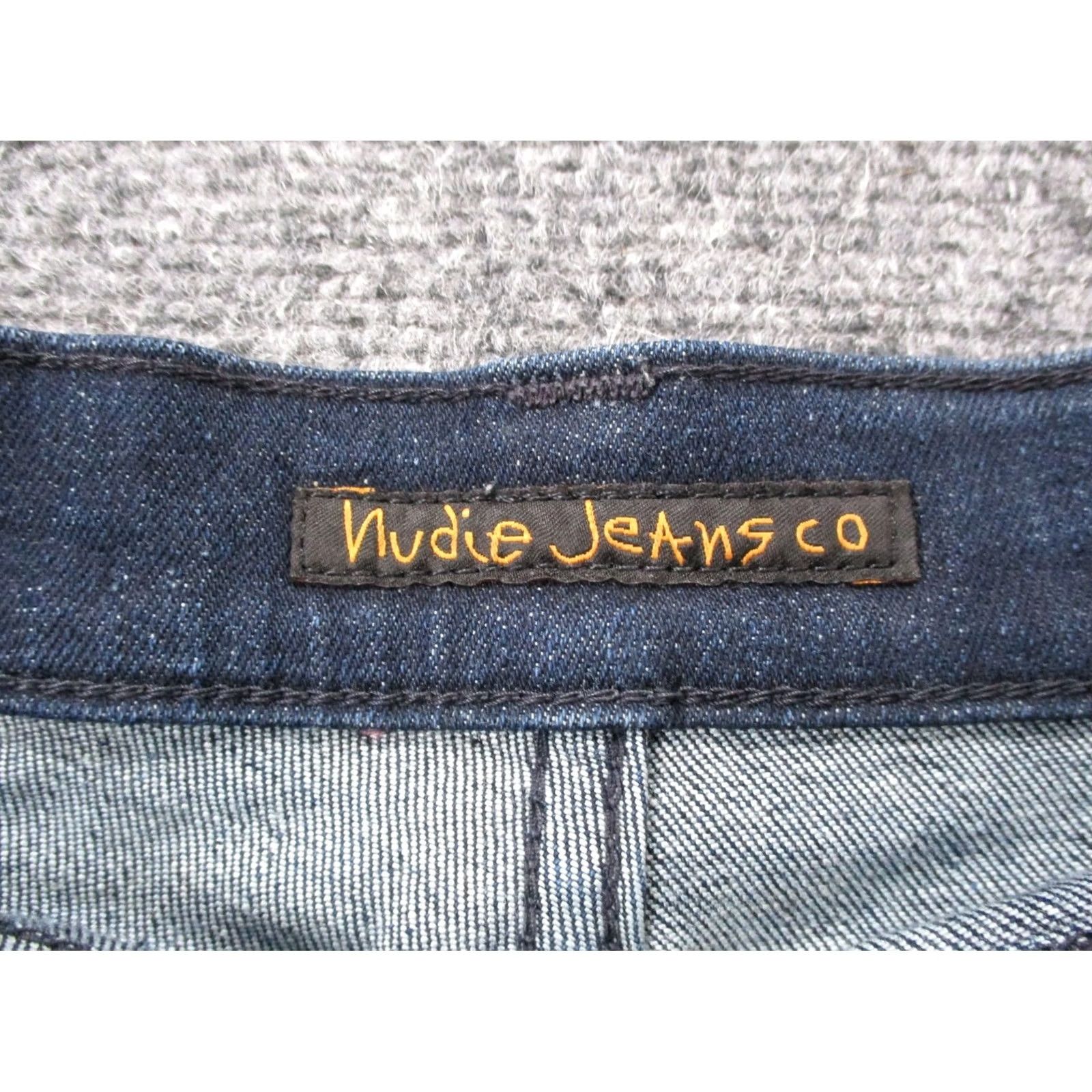 Nudie Jeans Nudie Jeans Co Mens Jeans 30 Blue Straight Lean Dean Country Work Casual Denim Size US 30 / EU 46 - 7 Thumbnail
