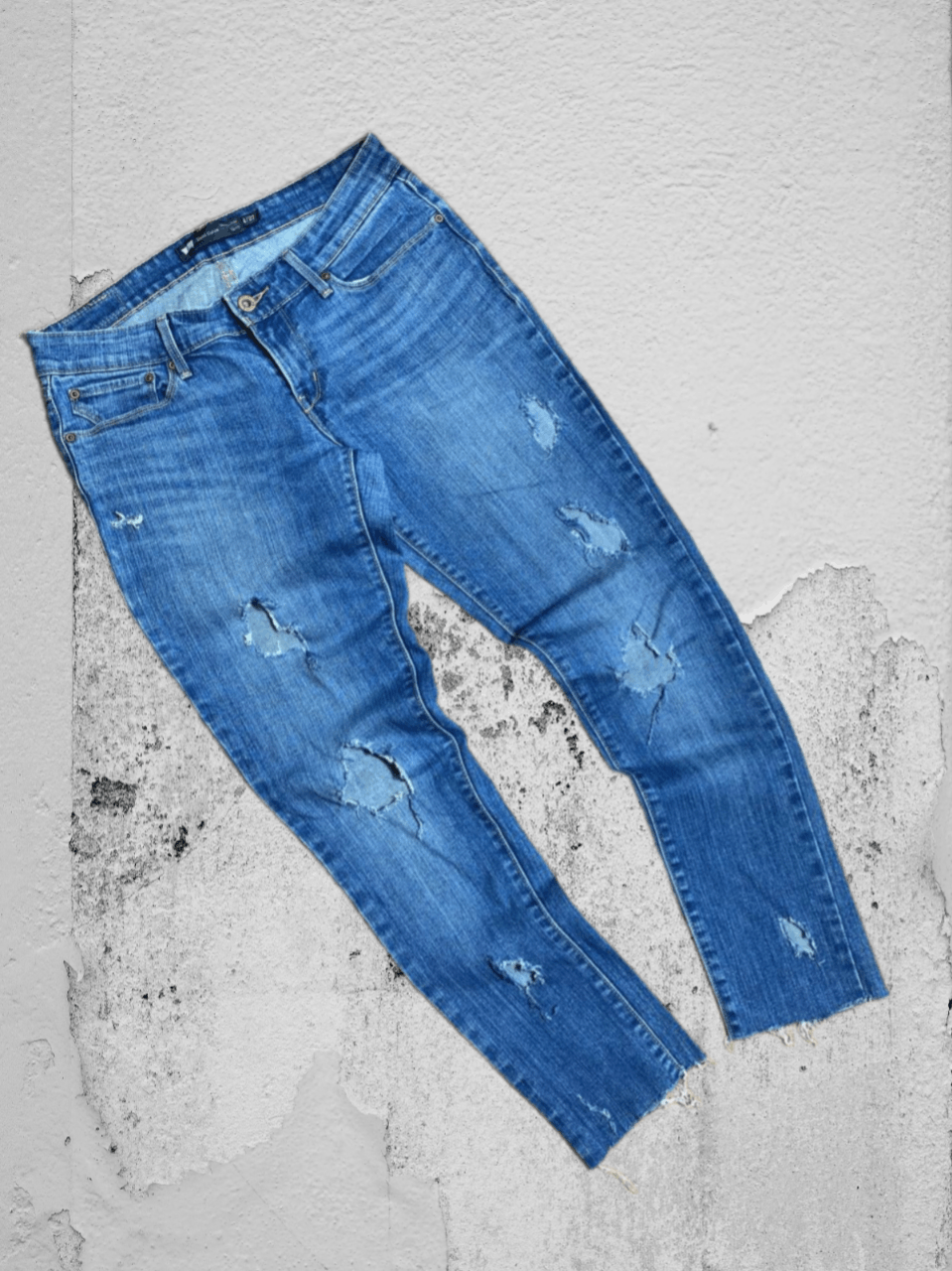 Levi's 90s Vintage Levi's Jeans Made In USA Distressed Denim Size US 27 - 1 Thumbnail