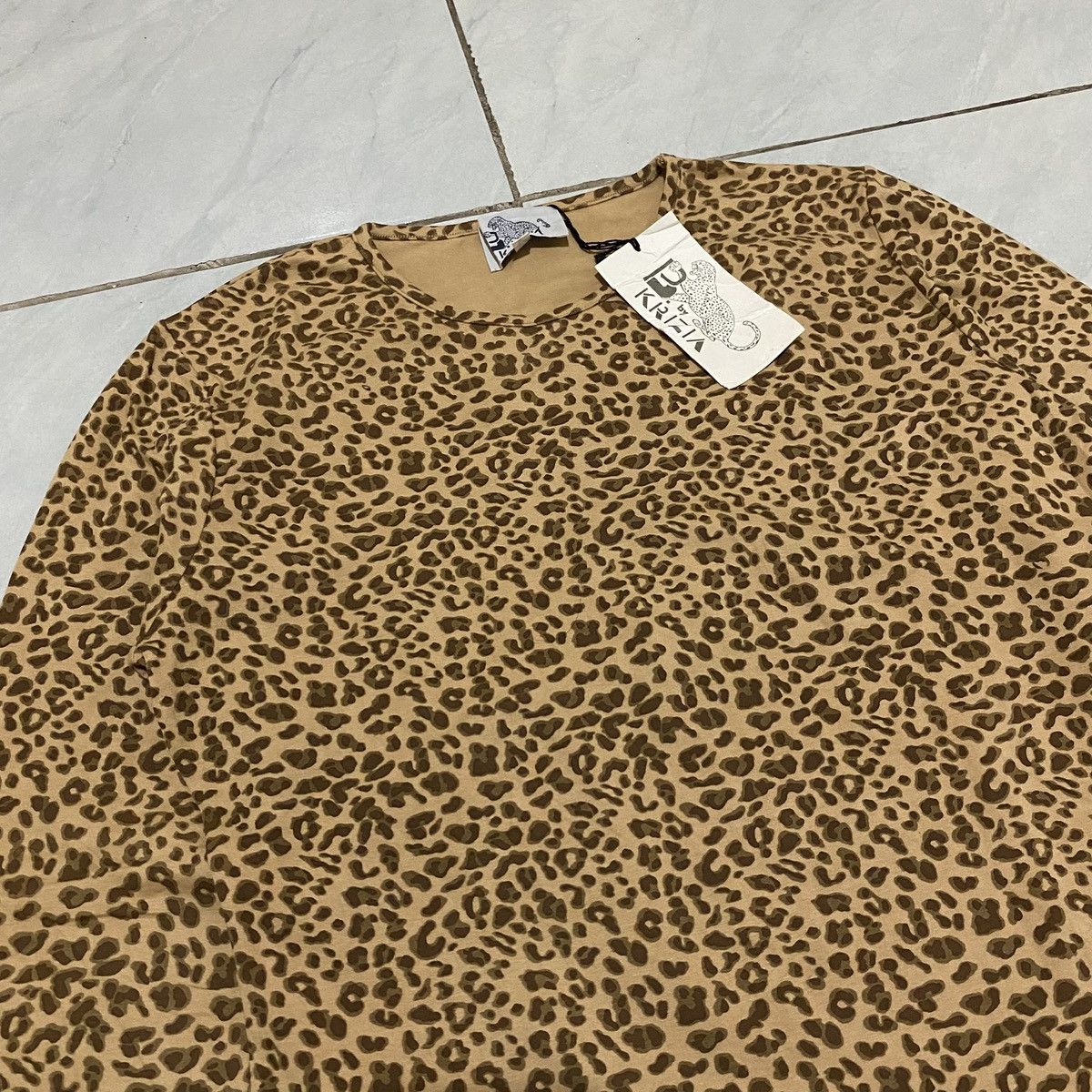 Krizia B by Krizia Leopard Printed Longsleeve Size L / US 10 / IT 46 - 3 Thumbnail