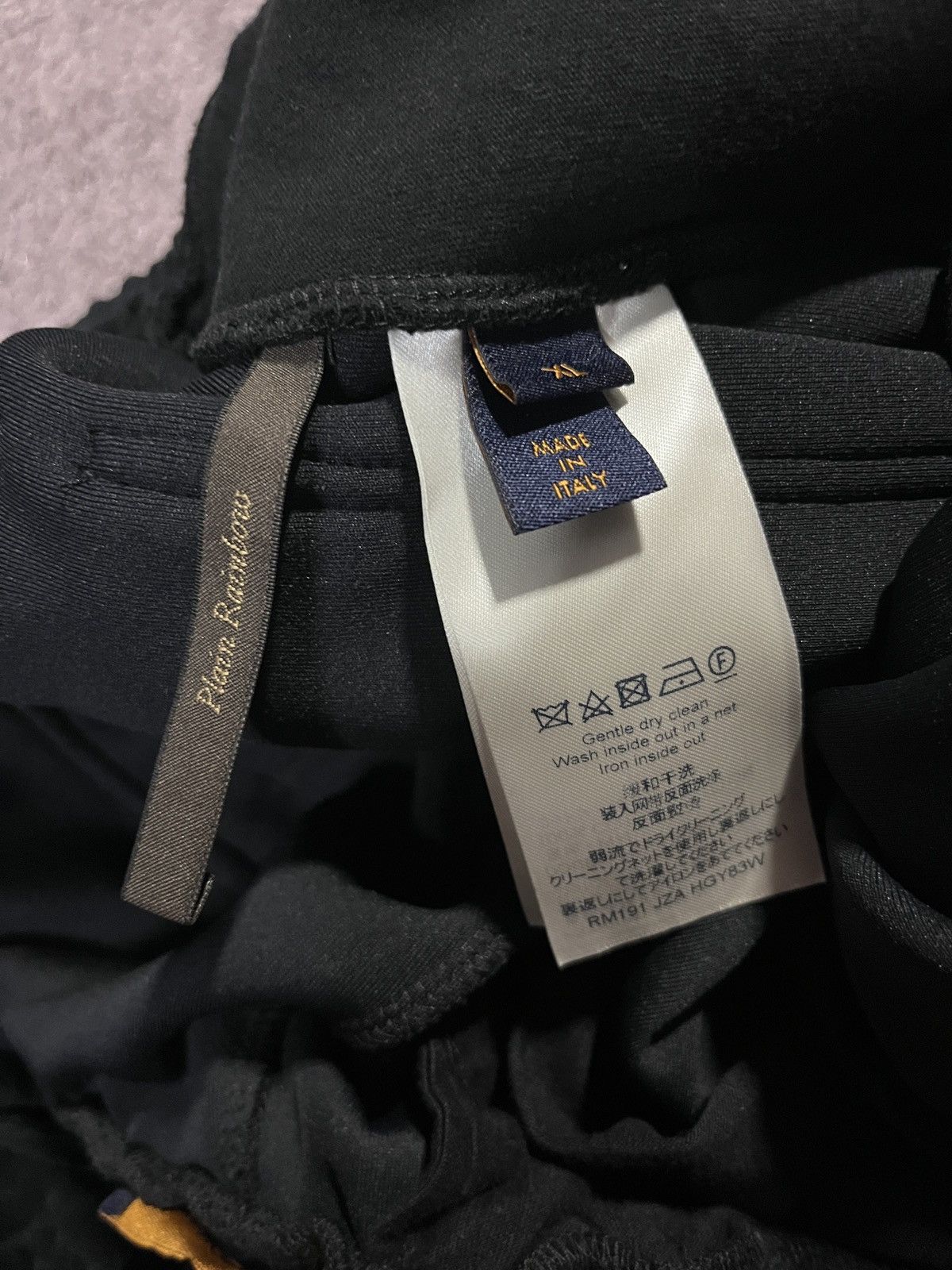 Louis Vuitton Velour Monogram Black Cargo Multi Pocket Sweatpants 2019 Size US 32 / EU 48 - 4 Thumbnail