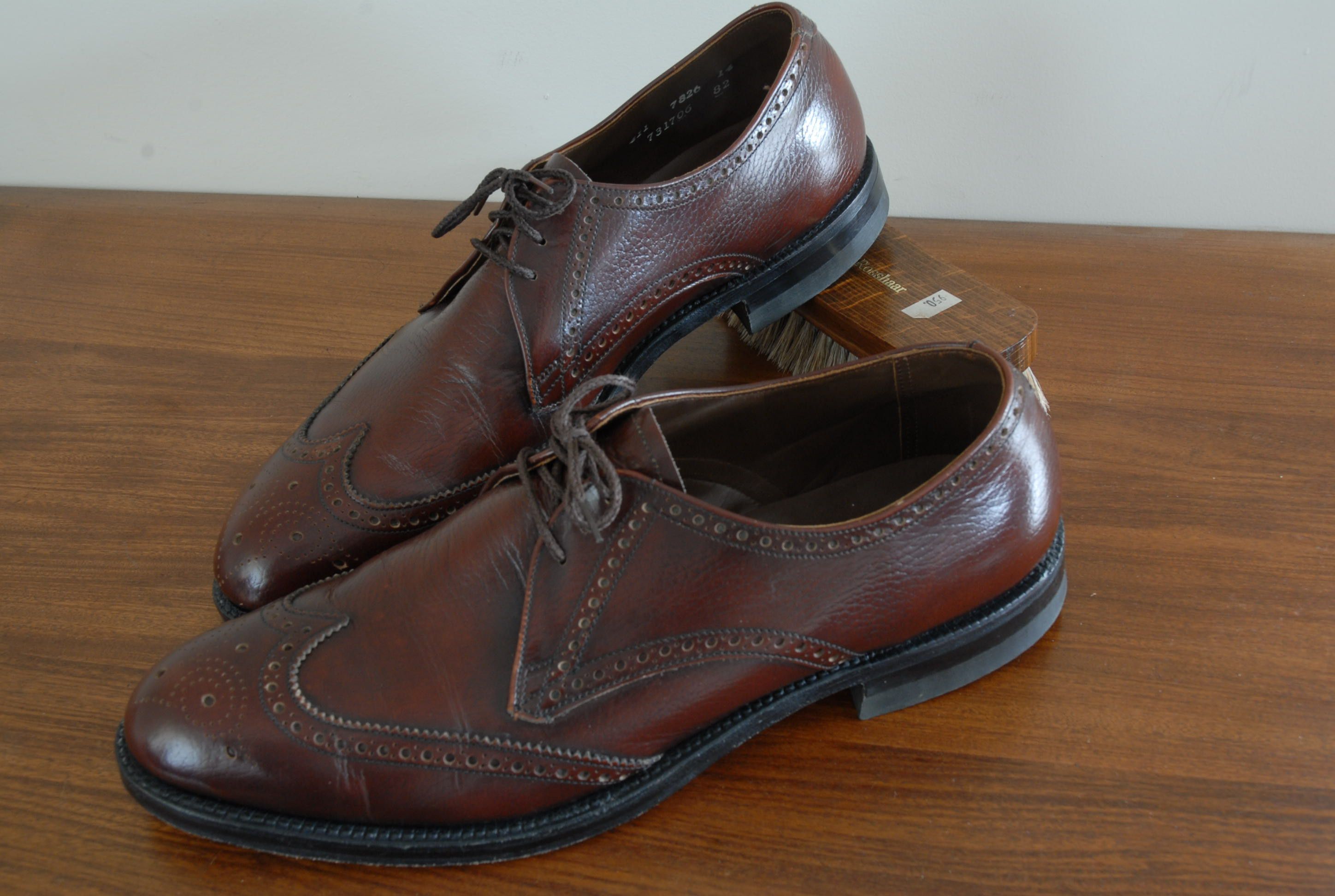 Vintage Hartt wingtip derby Size US 11 / EU 44 - 2 Thumbnail